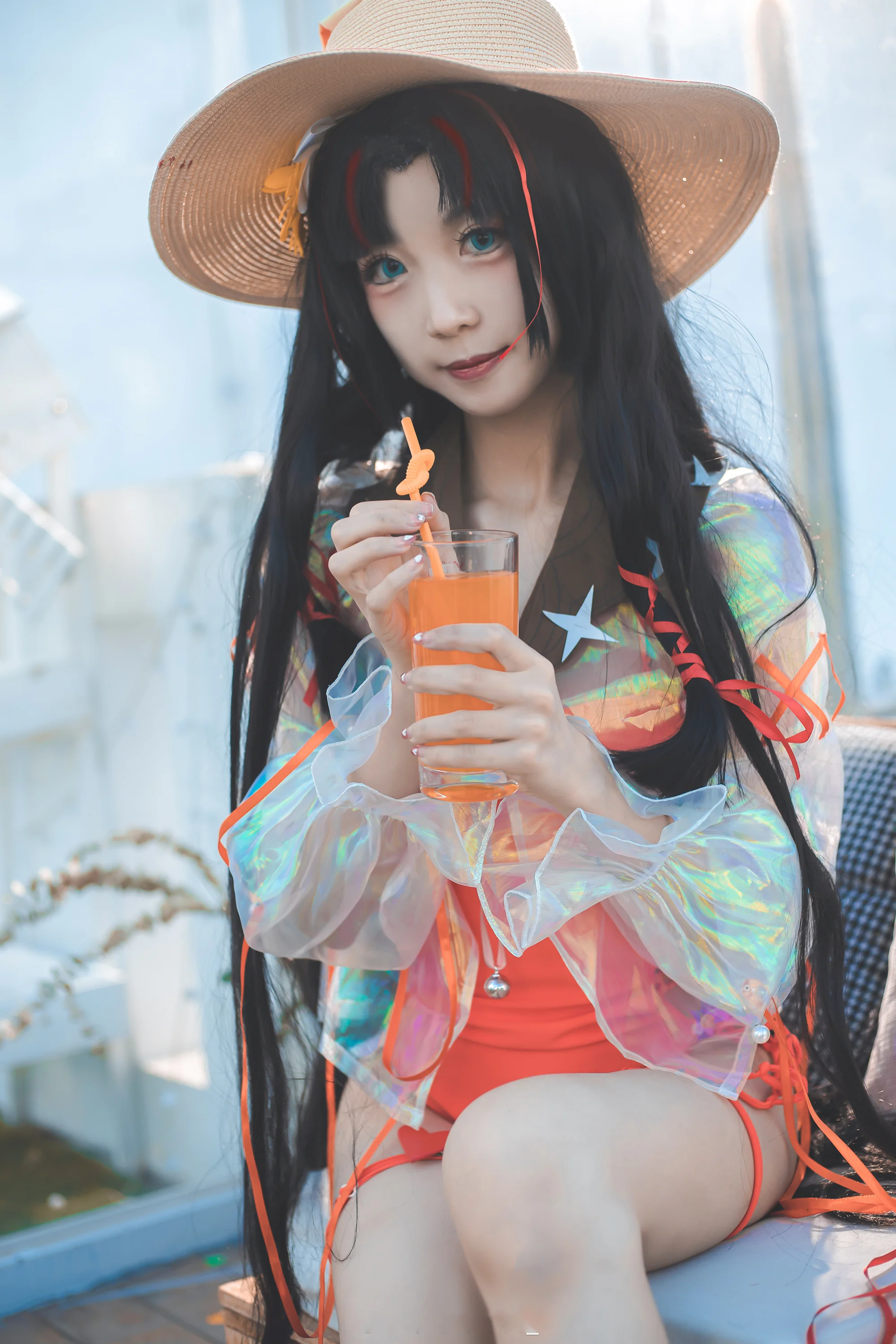 《阴阳师》缘结神COS写真