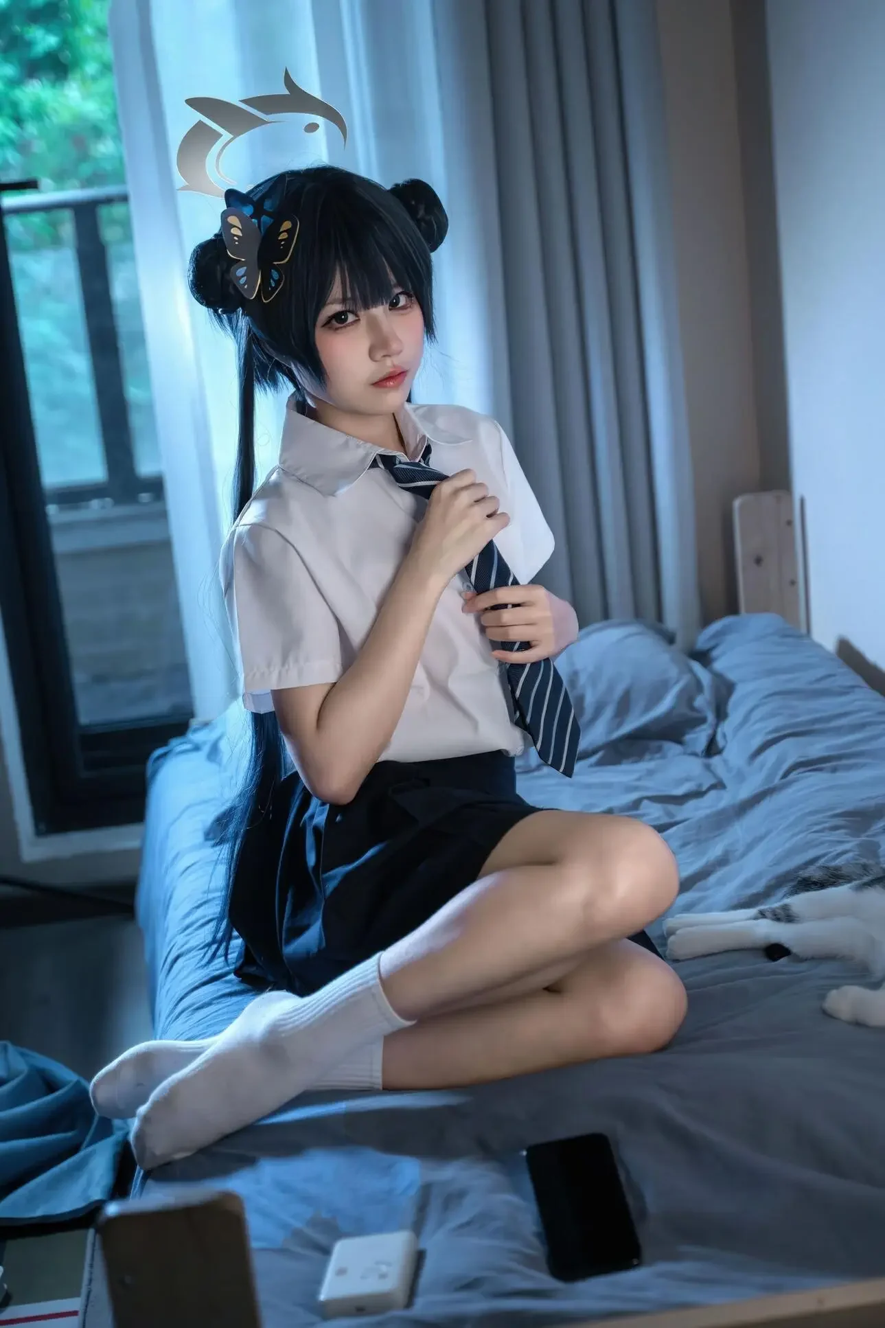 清水凪 – 蔚蓝档案 龙华妃咲JK｜高清图片集