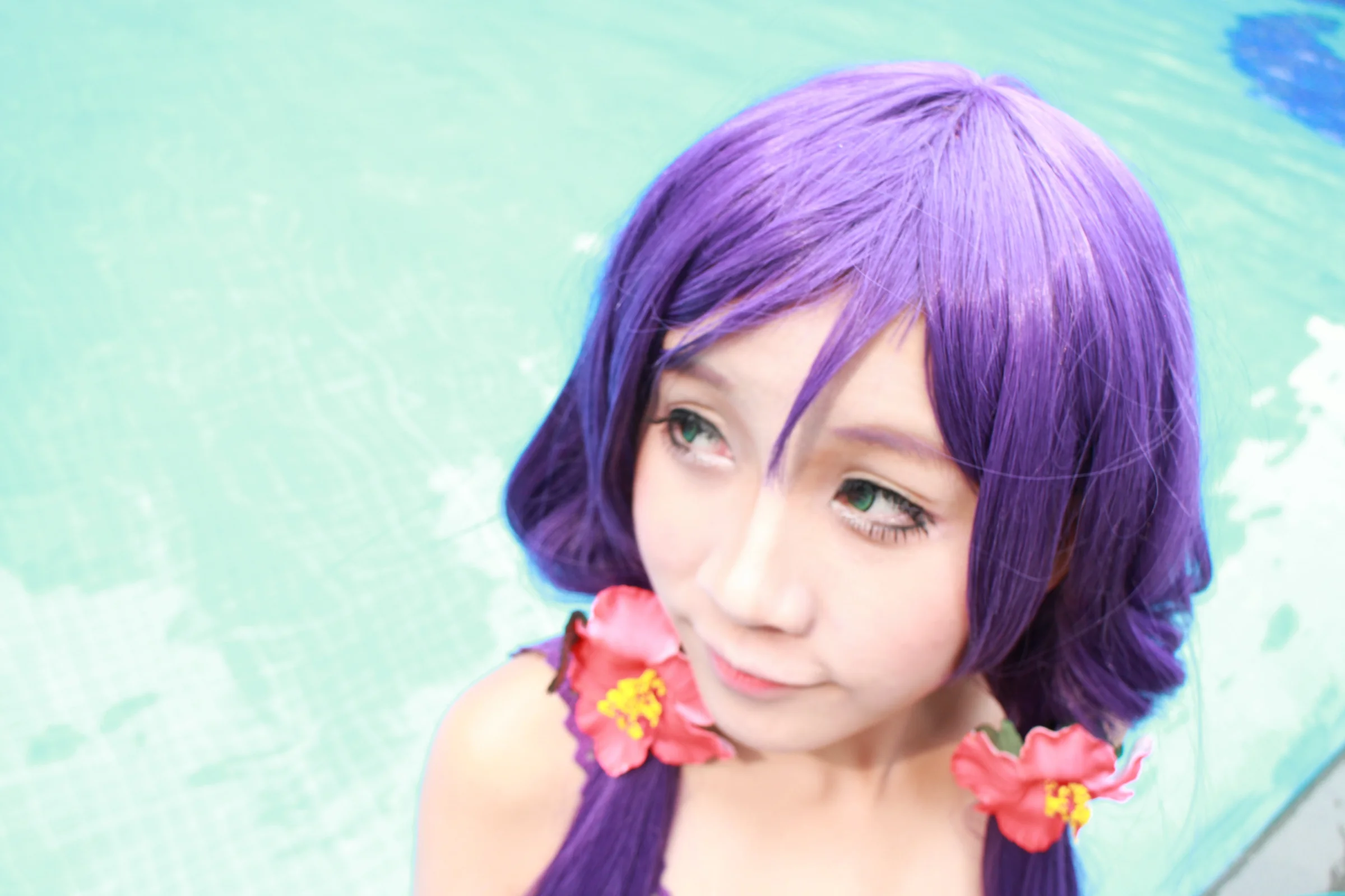 lovelive真夏水着.希妮ver.COS写真