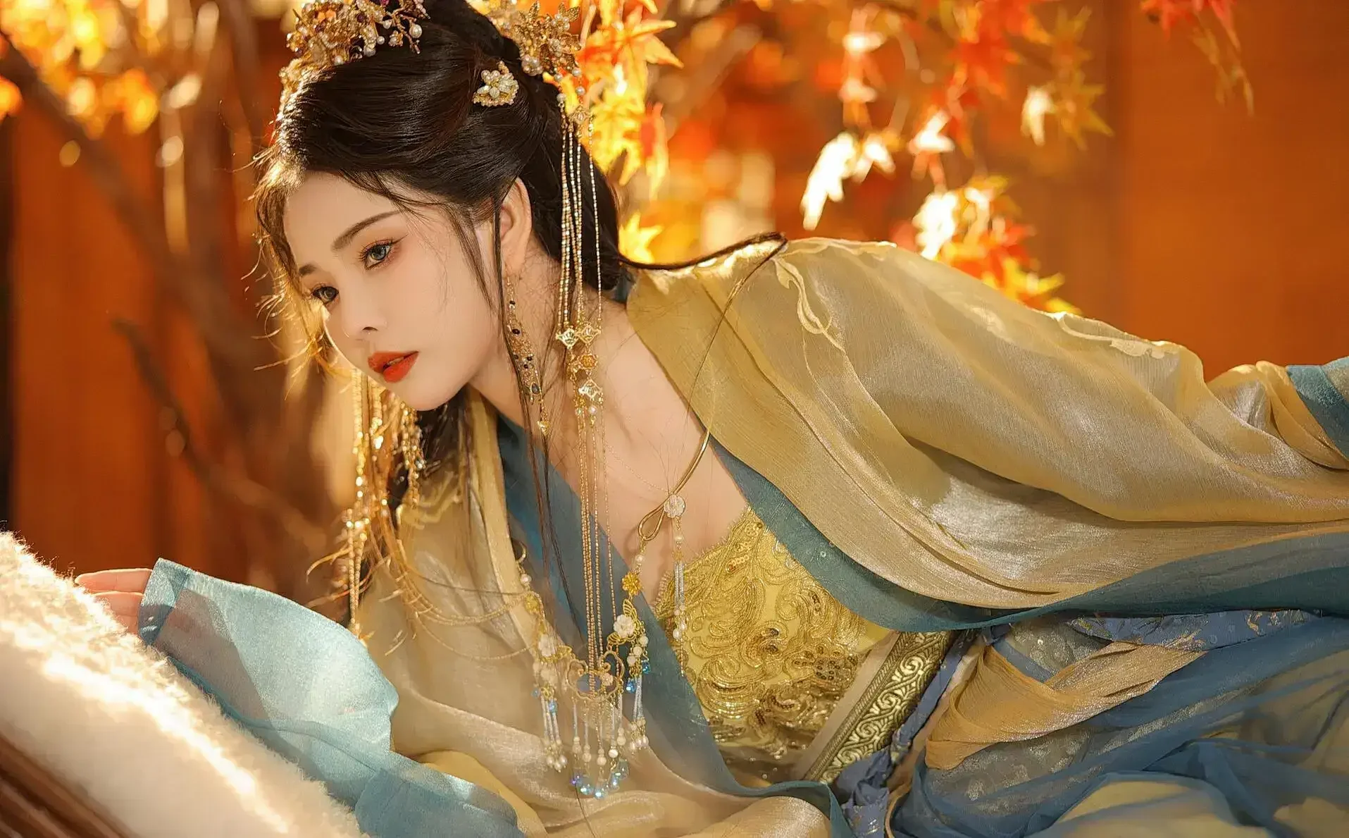 苏嫣嫣阿姨 – 白茶清欢｜高清图片集