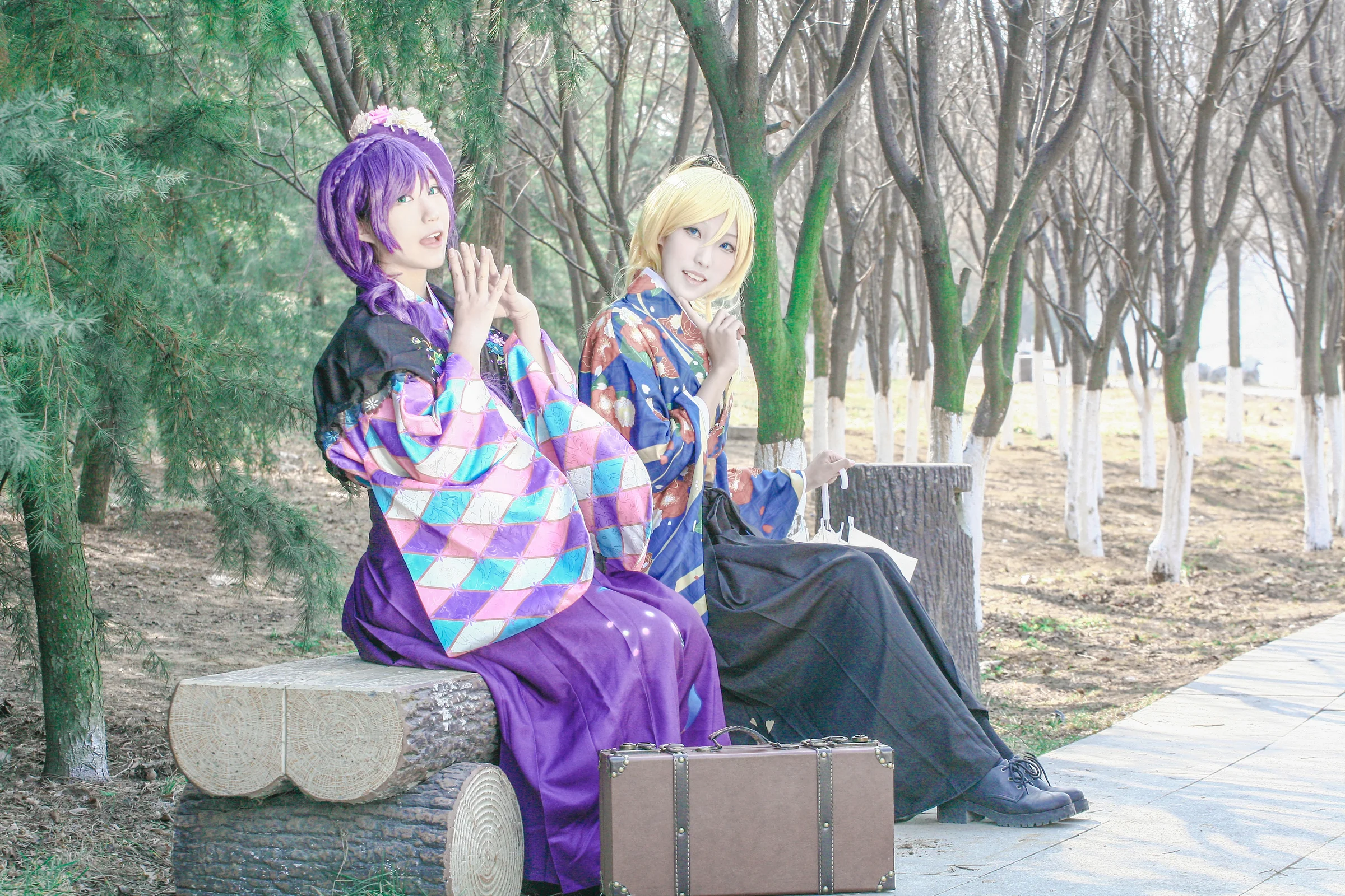 绘希大正和服未觉醒COS写真