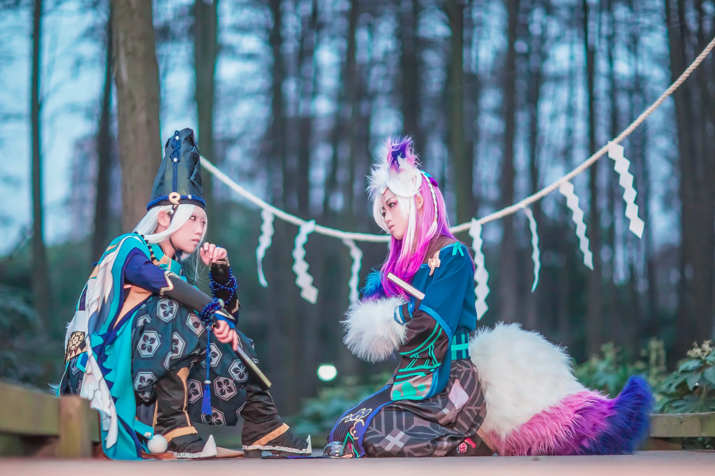阴阳师手游安倍晴明COS写真