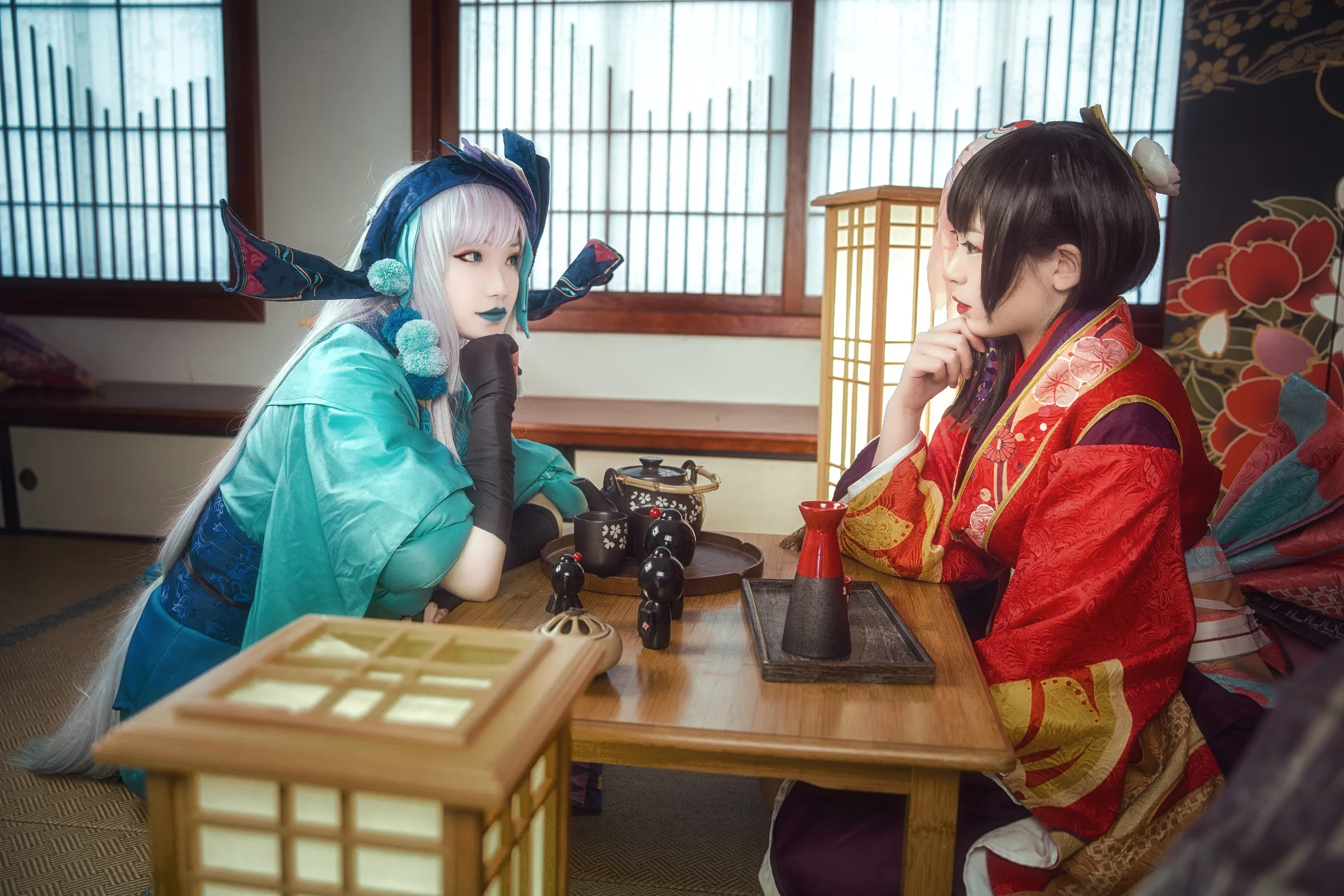 阴阳师神乐COS写真，最喜欢的神乐妹子