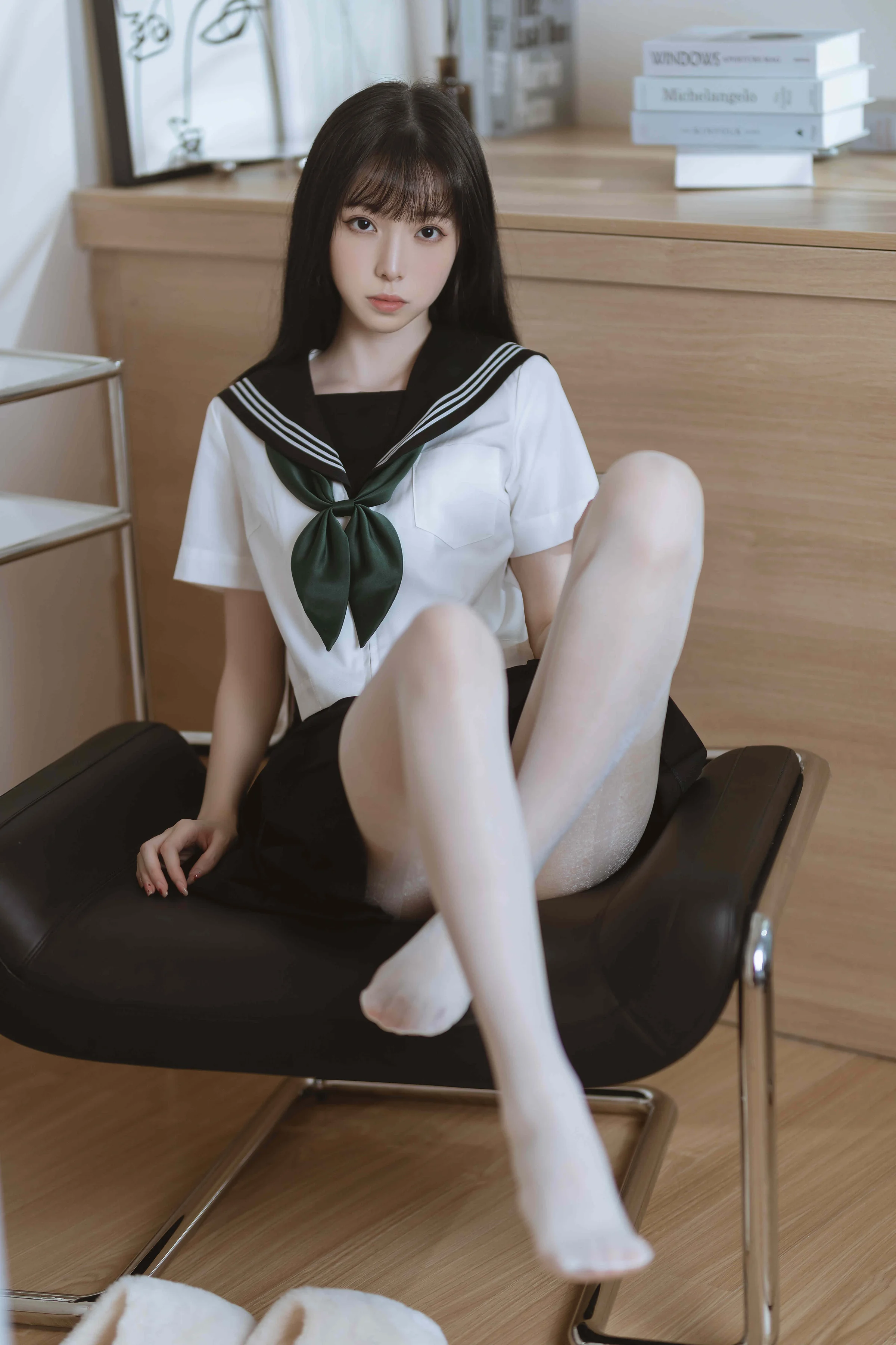 许岚LAN – 白丝水手服 [40P]｜高清图片集