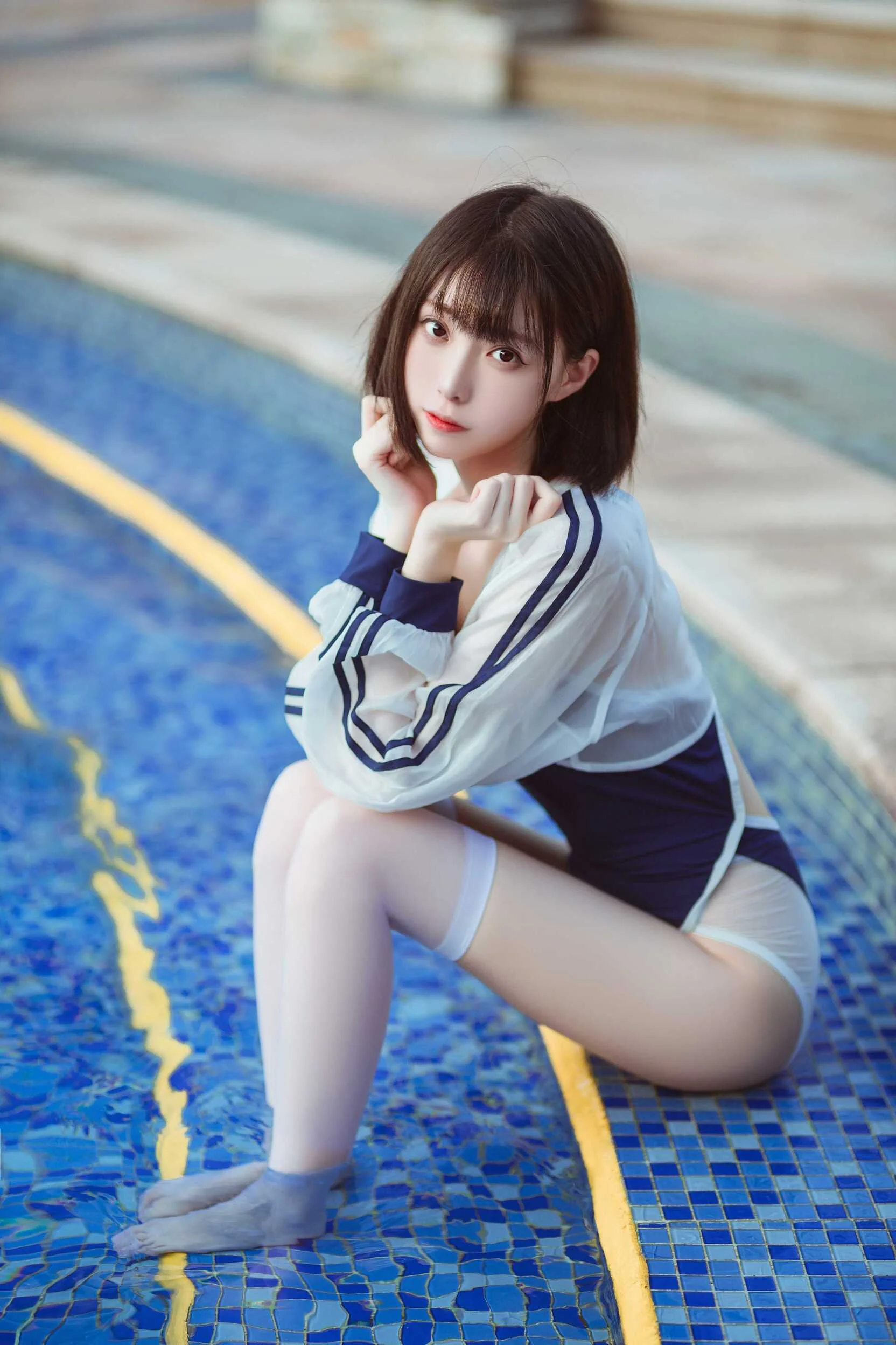 许岚LAN – 泳池竞泳[40P]｜高清图片集