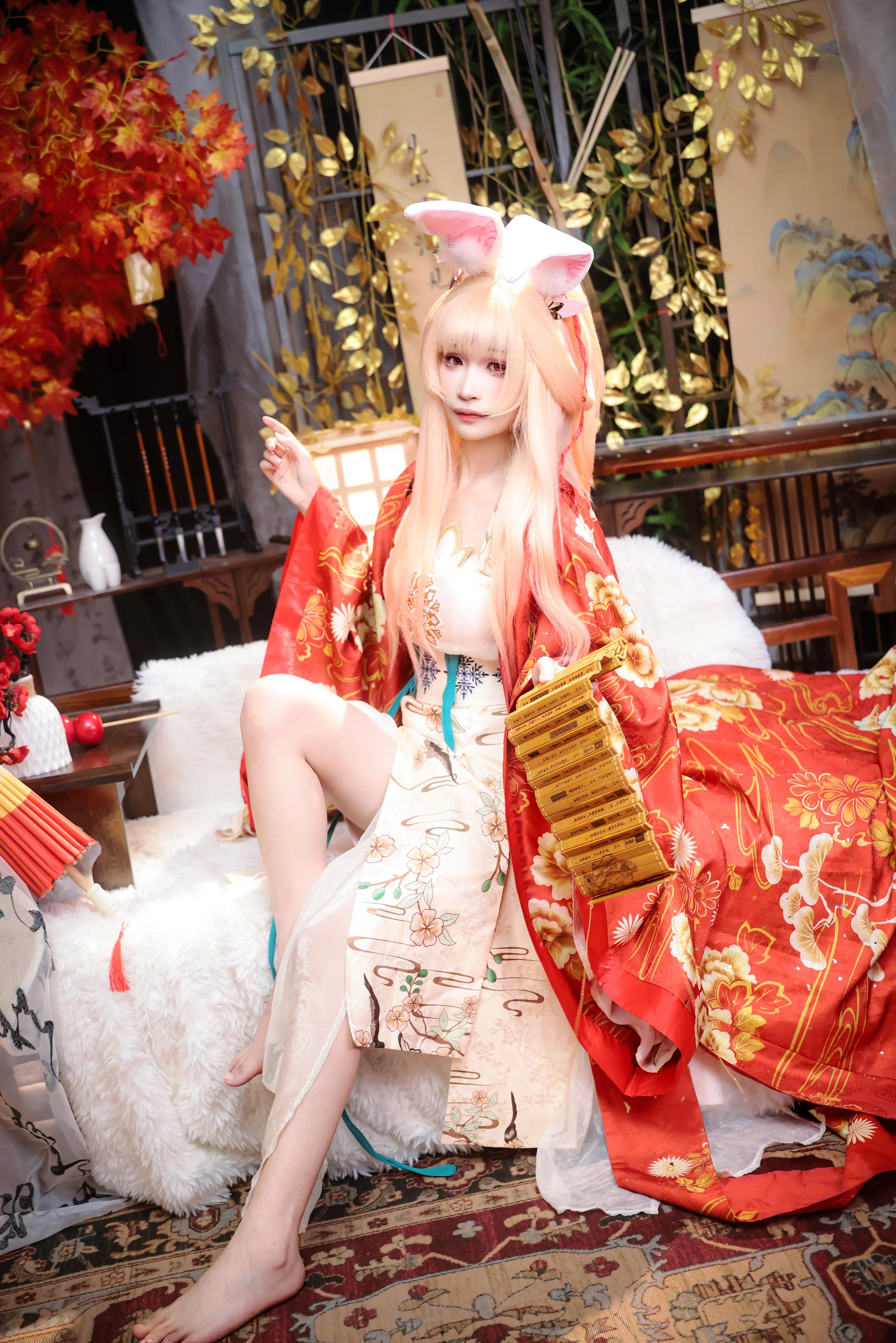 《王者荣耀》公孙离惊鸿舞COS写真