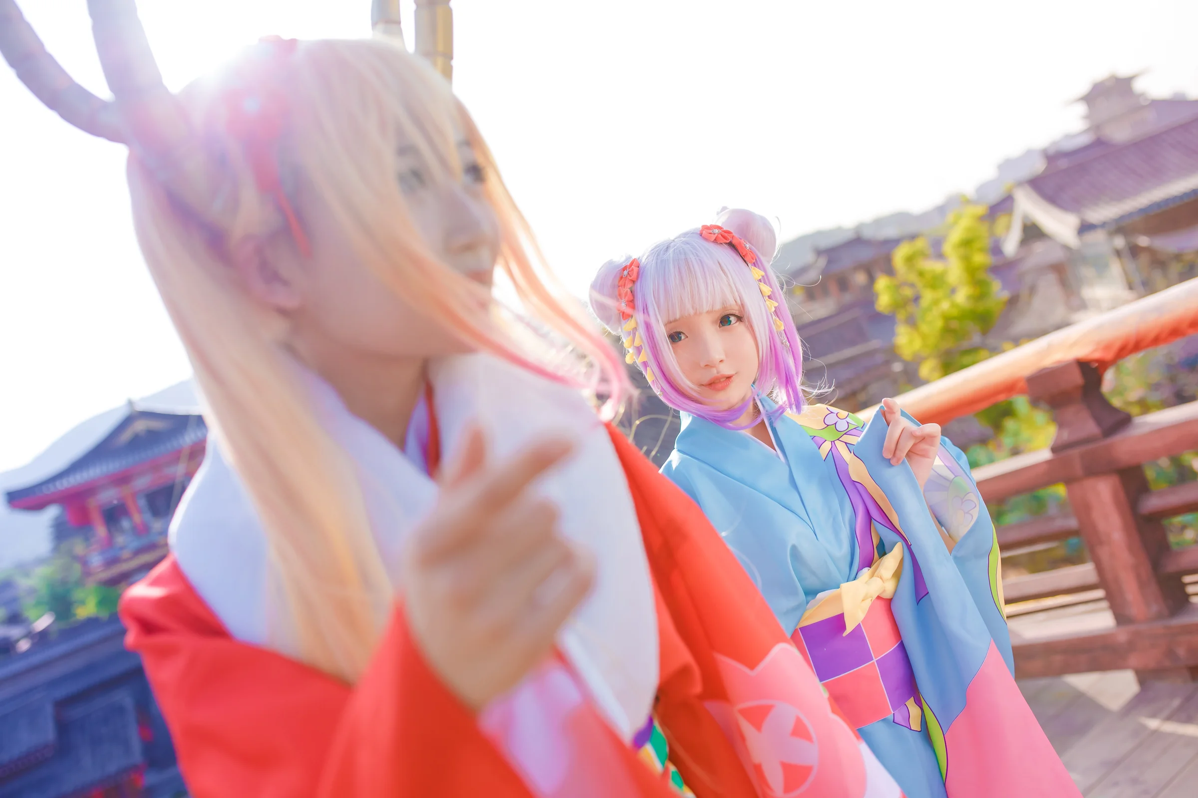 康娜和托尔的和服之旅COS写真