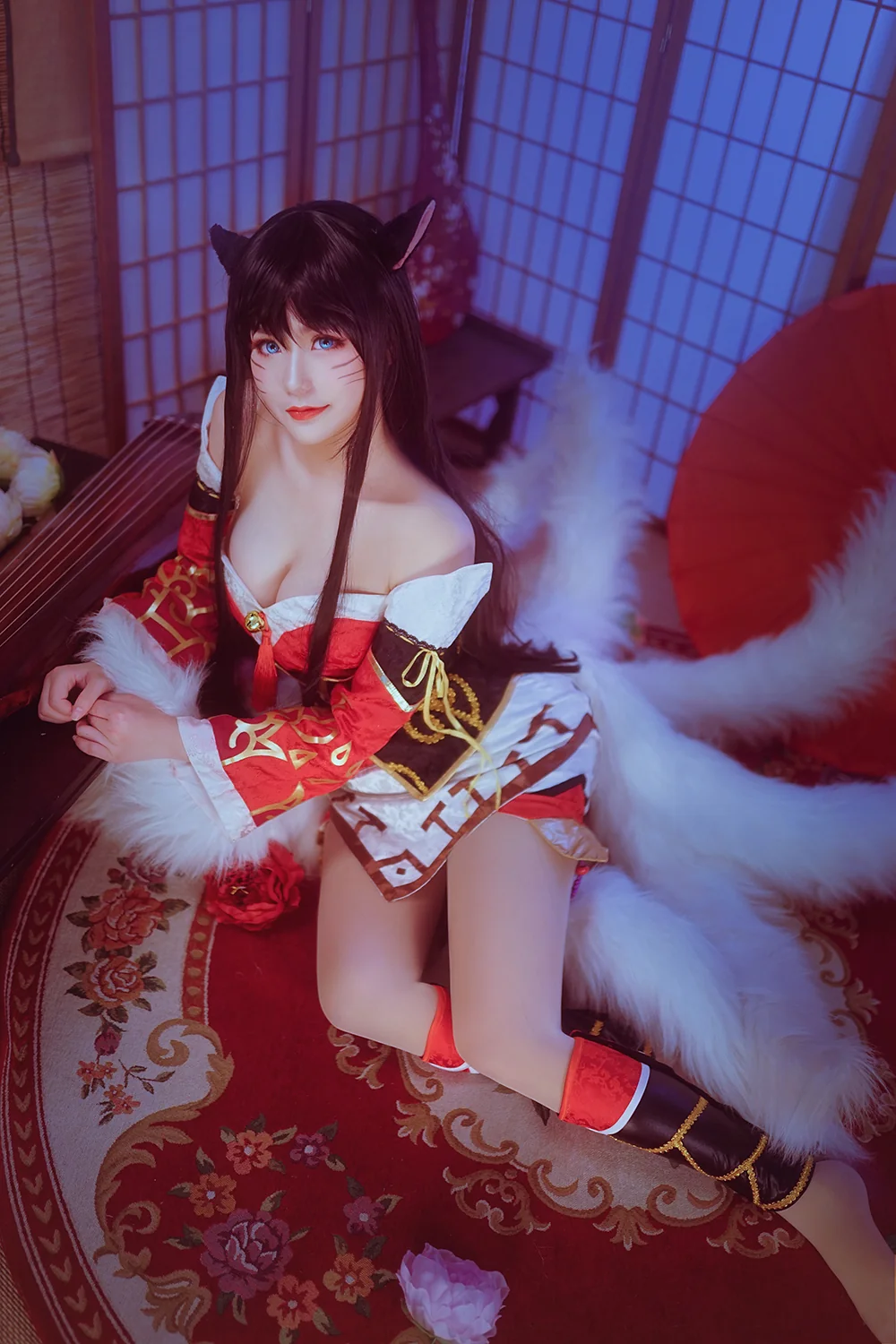 英雄联盟阿狸COS写真