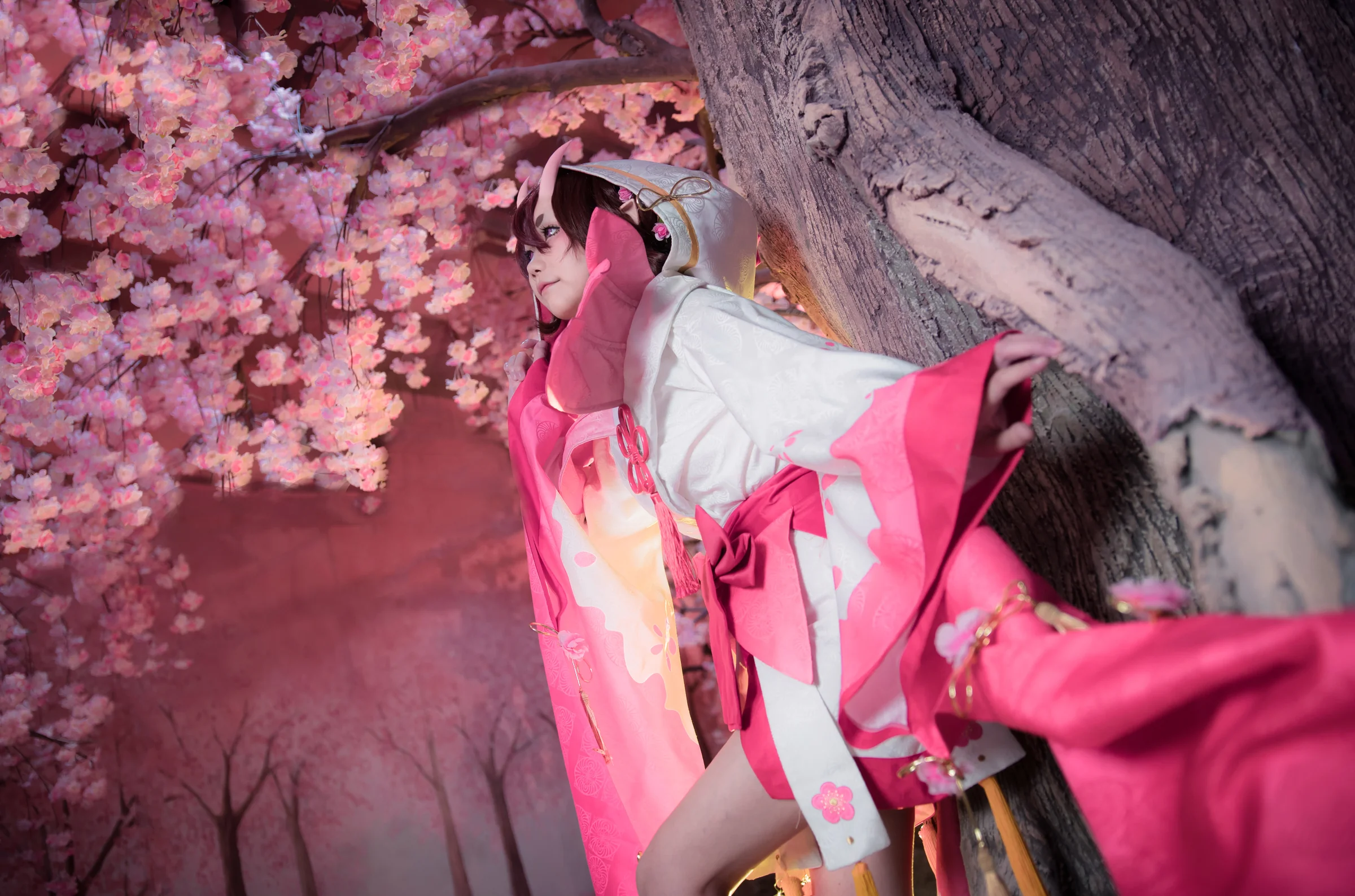 阴阳师 桃花妖 COS写真