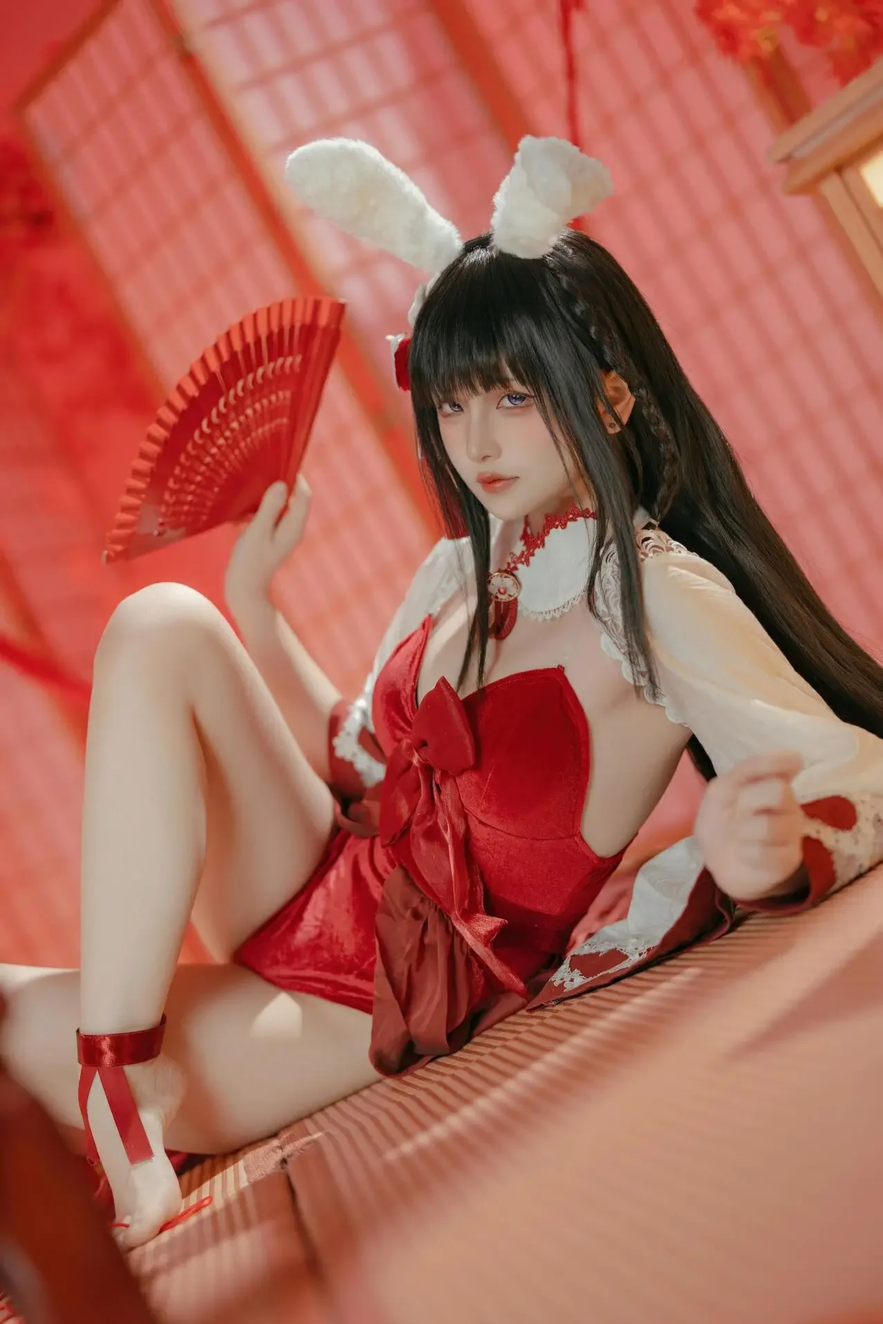 屿鱼 – 碧蓝航线 大山·祈愿的巫女兔｜高清图片集