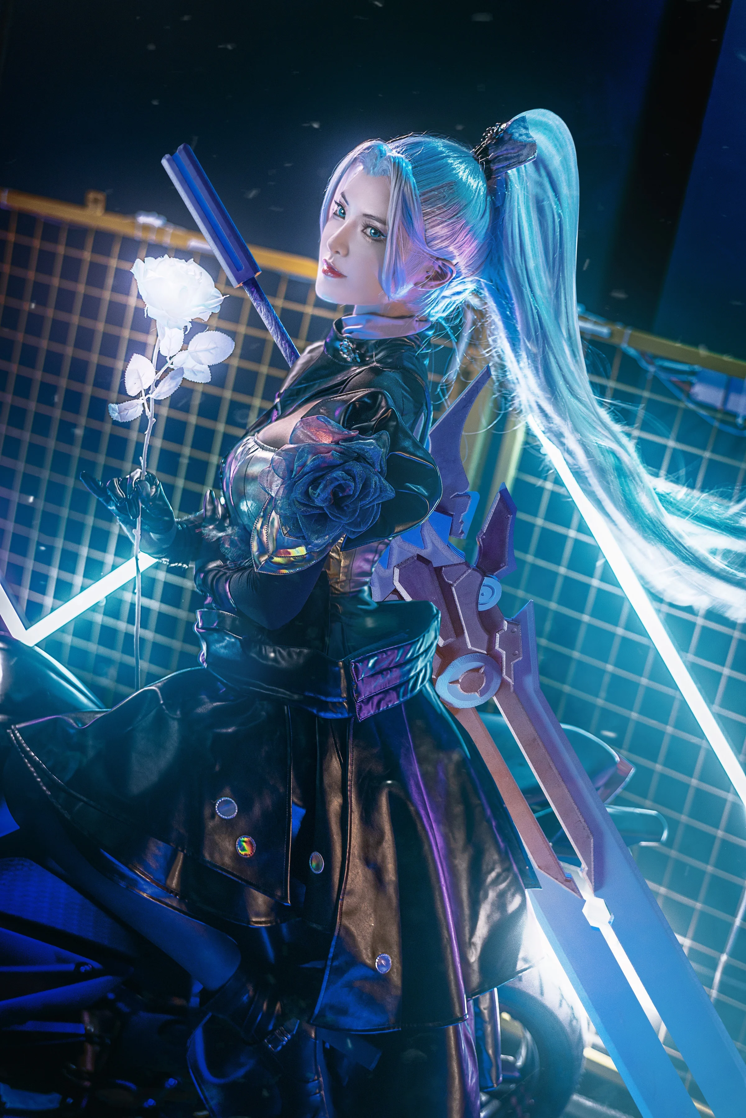 王者荣耀 花木兰默契交锋COS写真