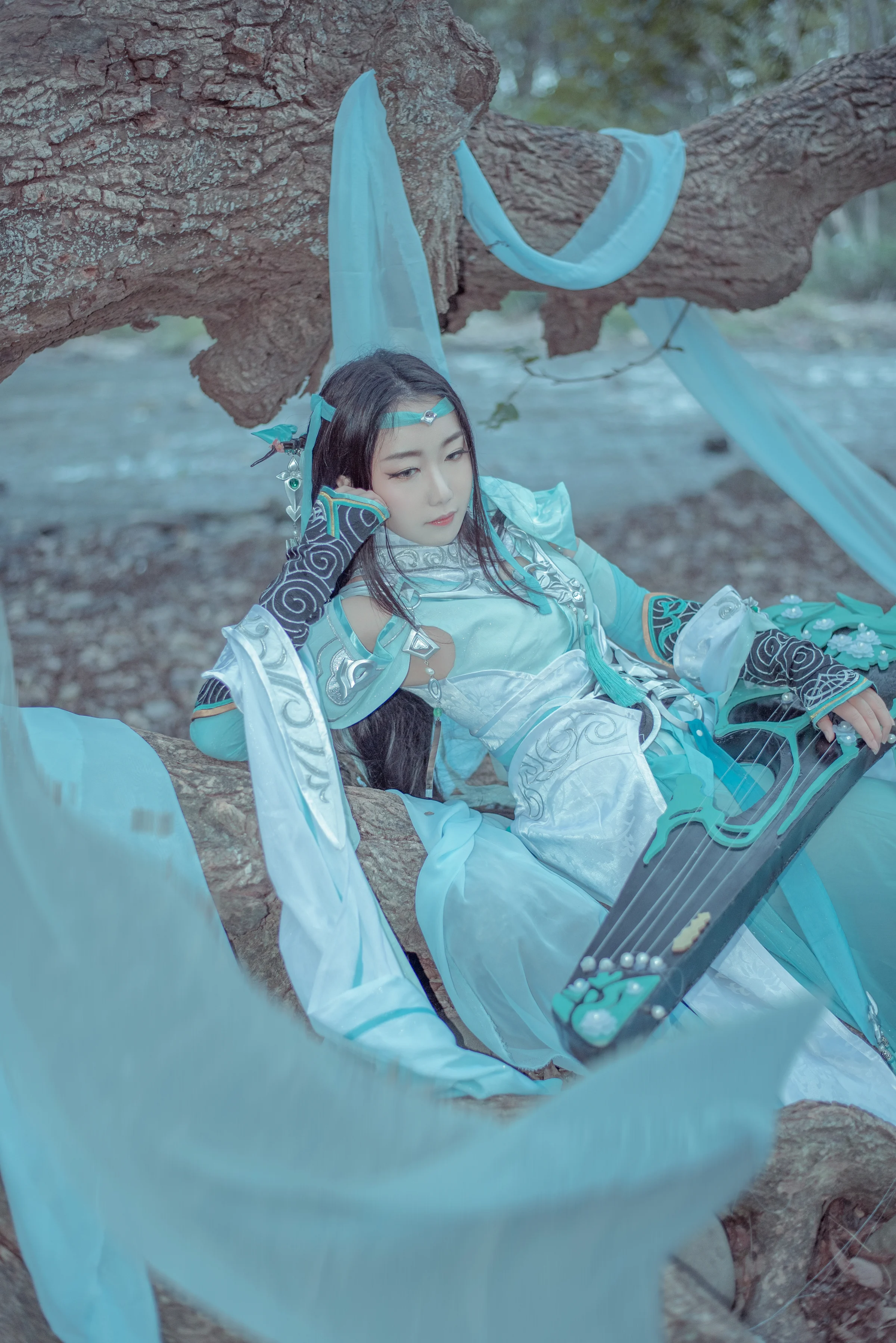剑网3雪河琴娘COS写真