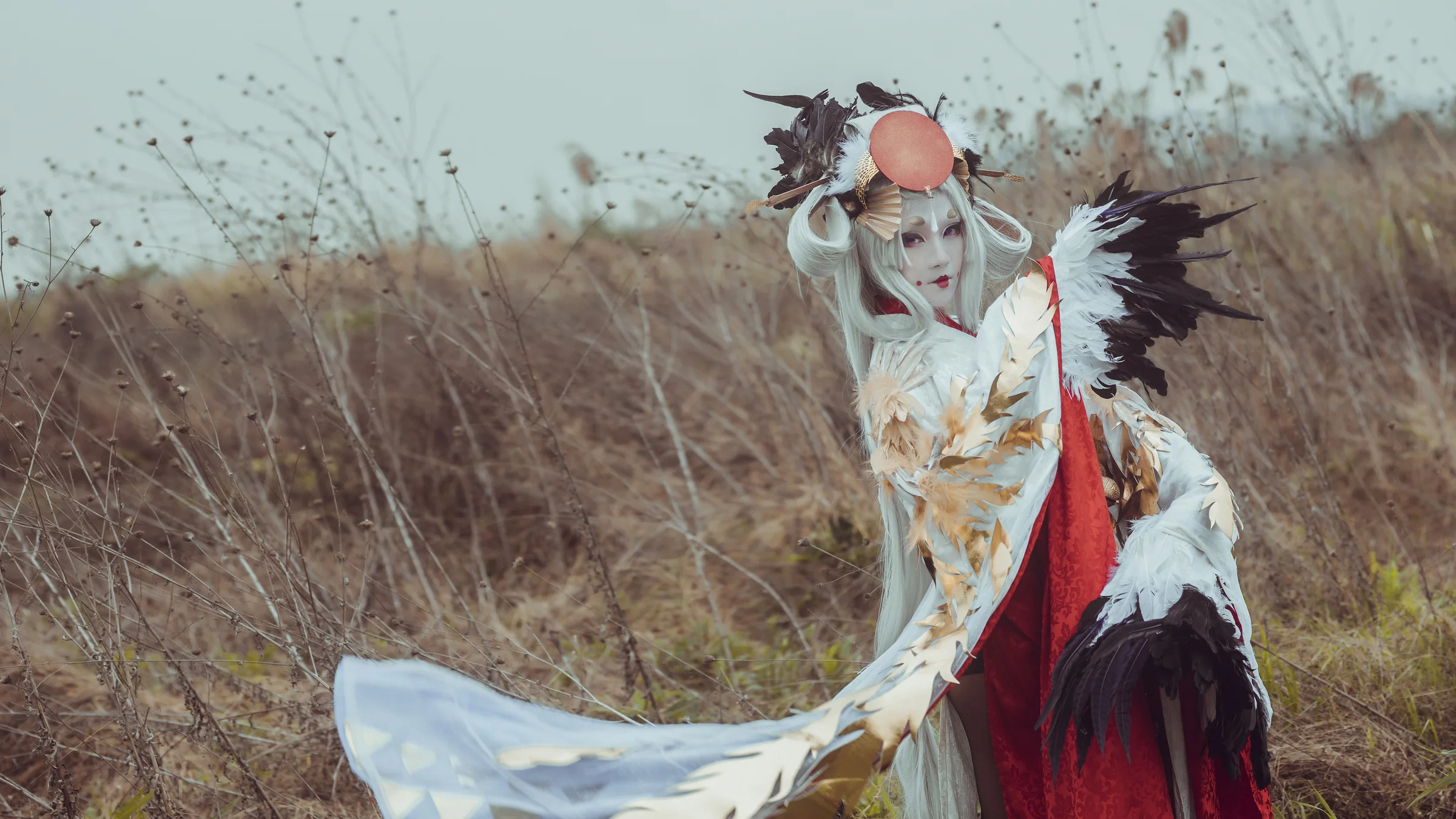 阴阳师手游——姑获鸟·金鸾鹤羽COS写真