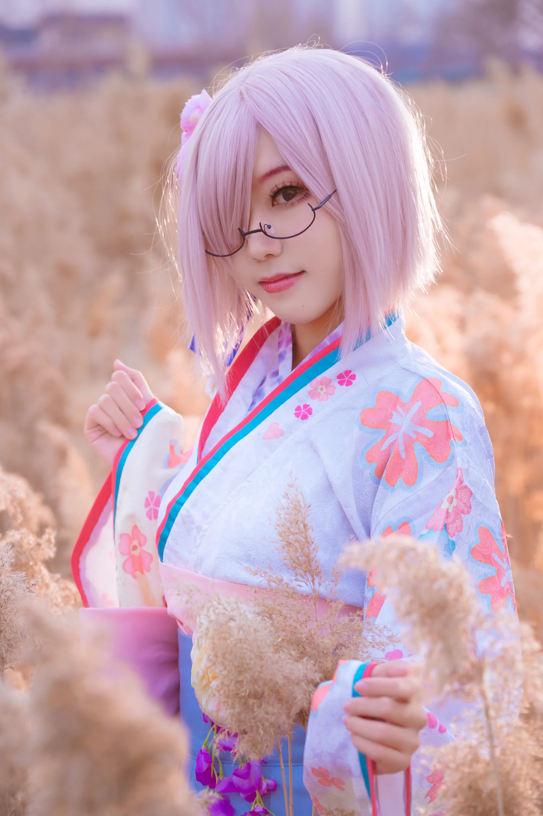 玛修 新年和服COS写真