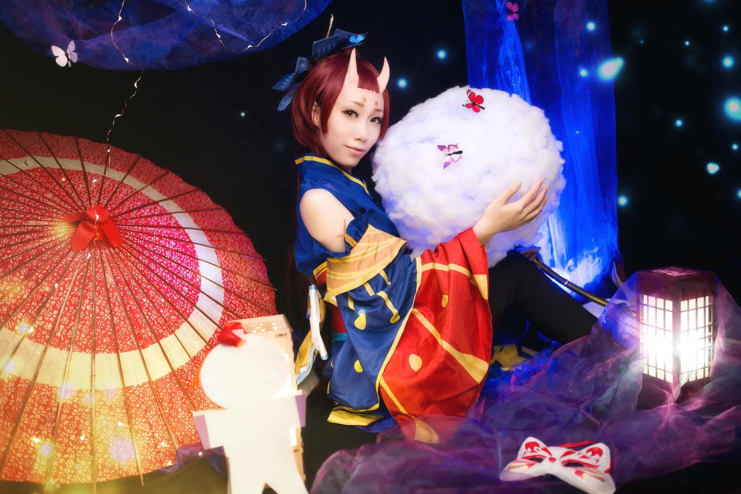 阴阳师 萤草 COS写真 神様、お慈悲を/枯れ木に花咲さか