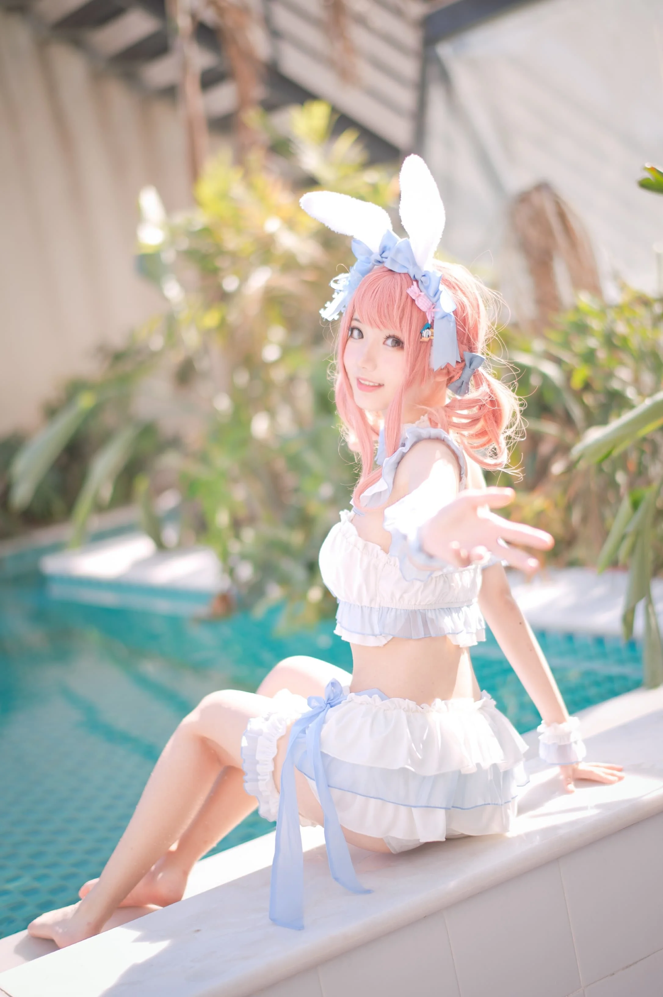 花柒Hana 夏日甜芯泳装写真