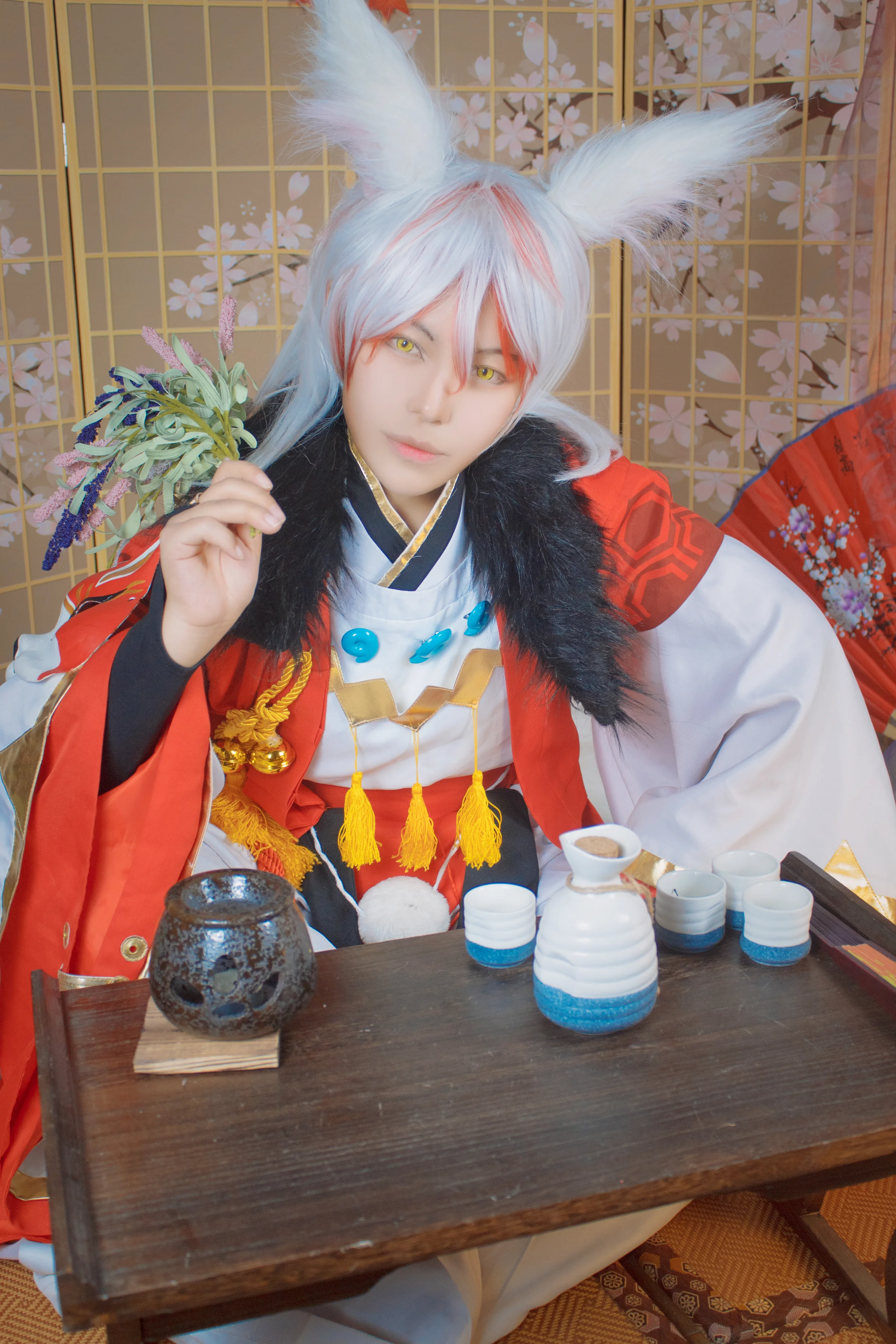 阴阳师妖狐风雅之士COS写真