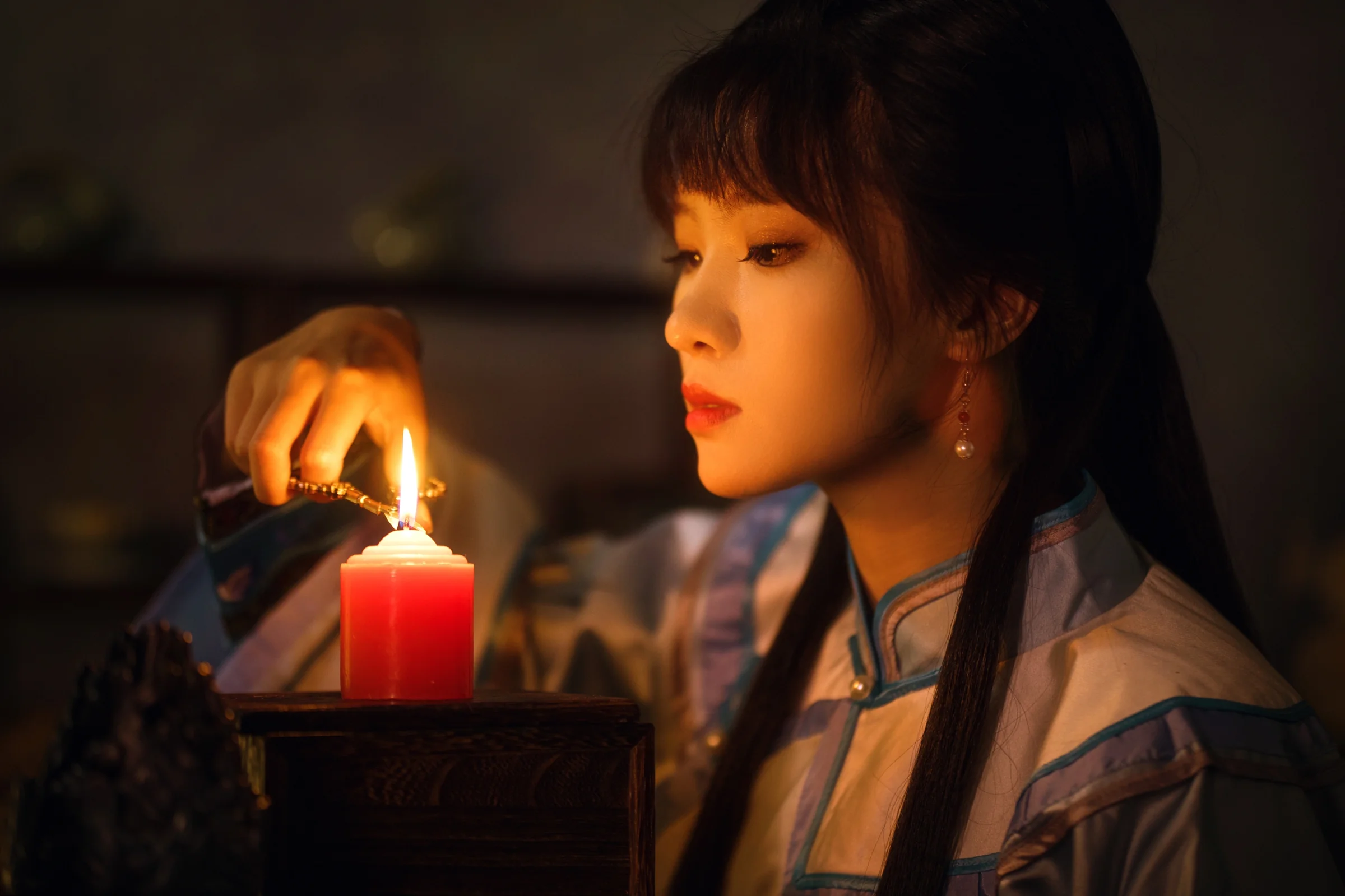 电视剧《甄嬛传》COS写真剧情 【第二章·剪烛西窗 惊鸿一舞】