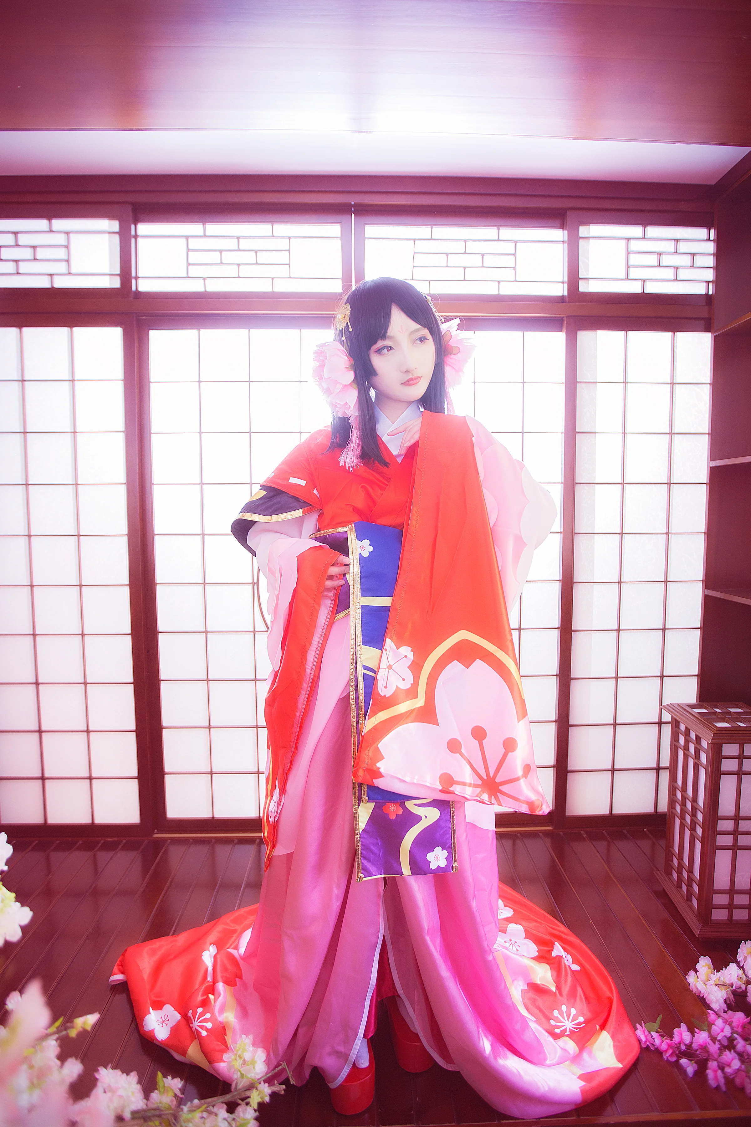 阴阳师樱与桃COS写真