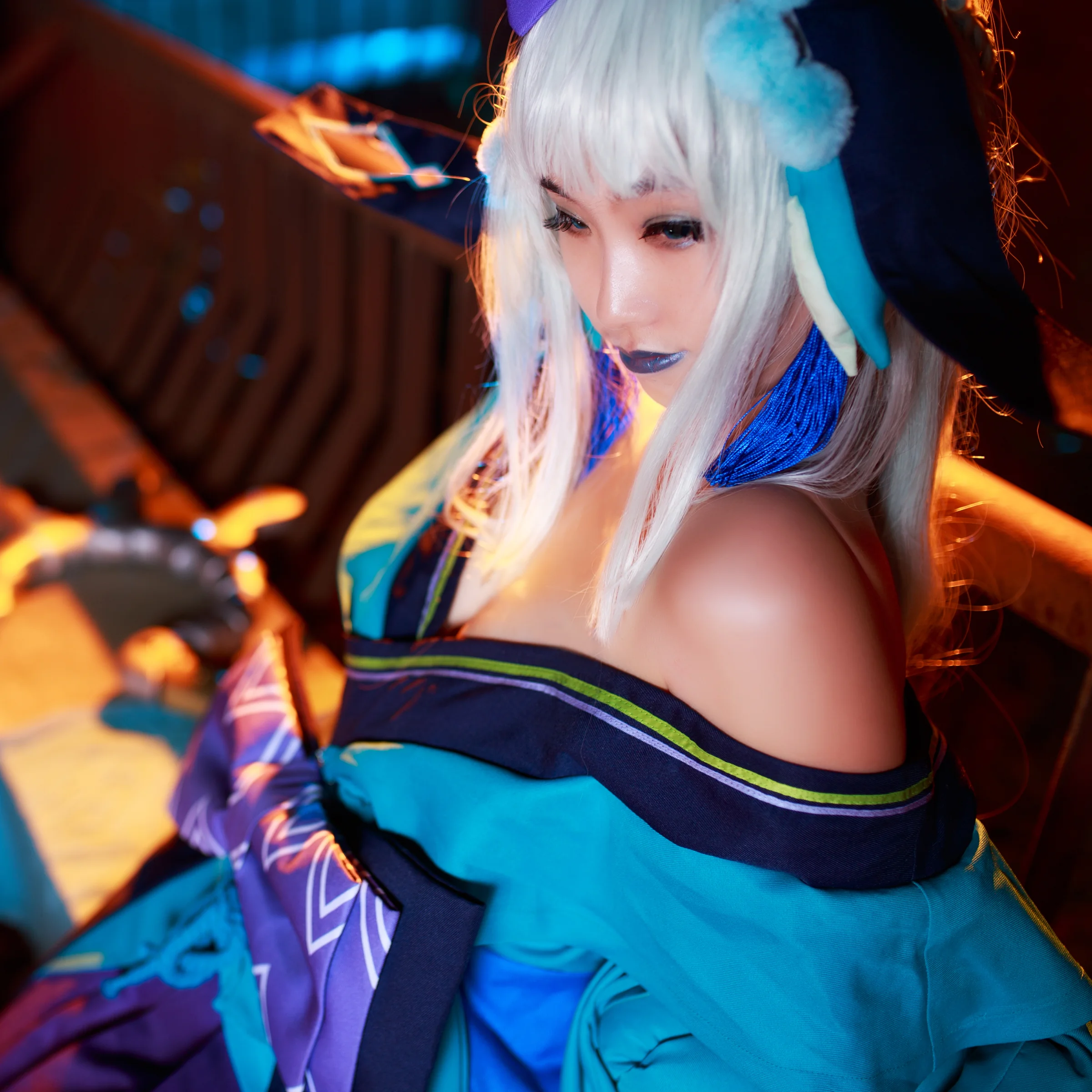 阴阳师青行灯COS写真