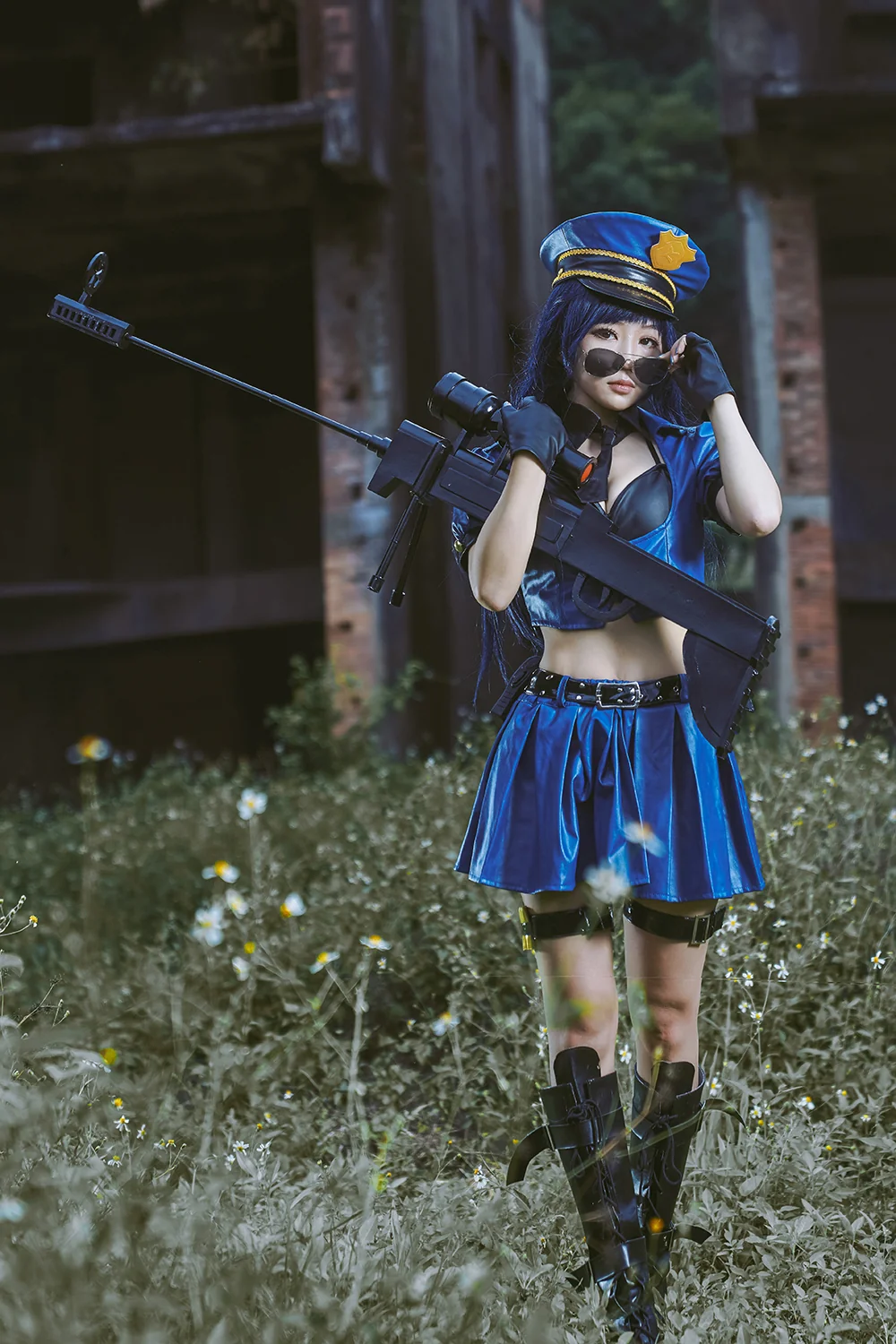 英雄联盟 皮城女警 COS写真