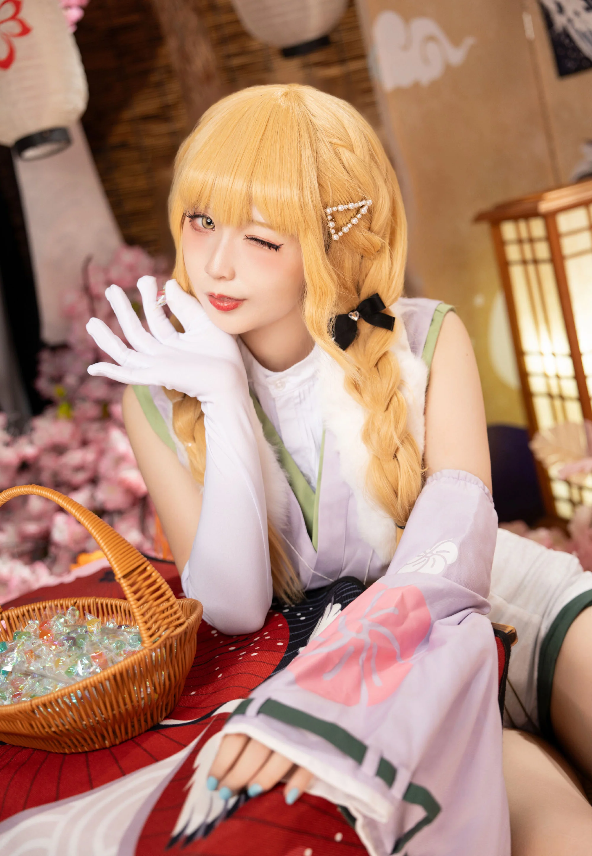 《学园偶像大师》藤田琴音COS写真