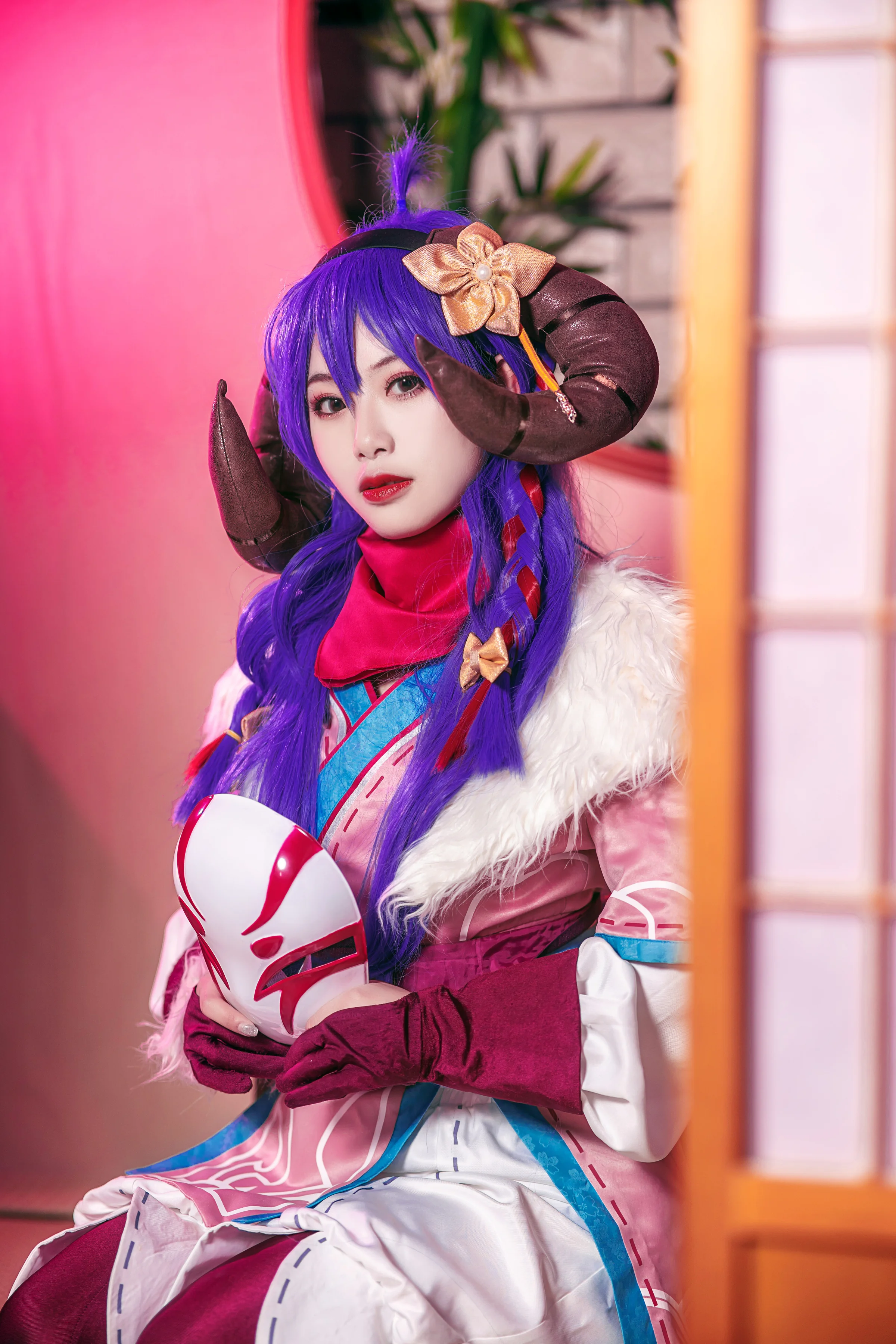 英雄联盟LOL 灵魂莲华阿狸COS写真