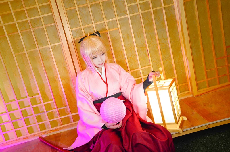 Fate/Grand Order 冲田总司COS写真