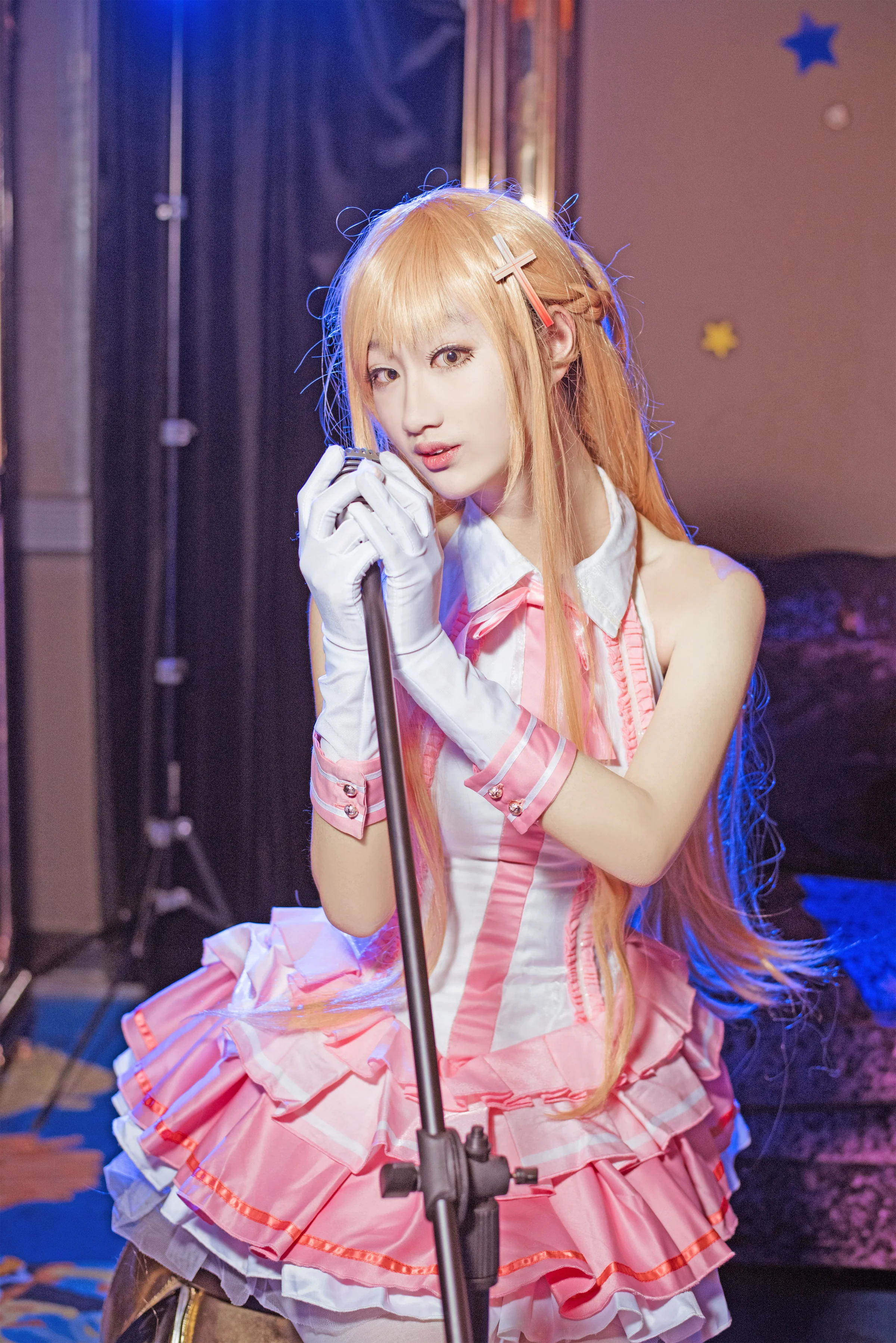 刀剑神域亚丝娜偶像歌姬COS写真