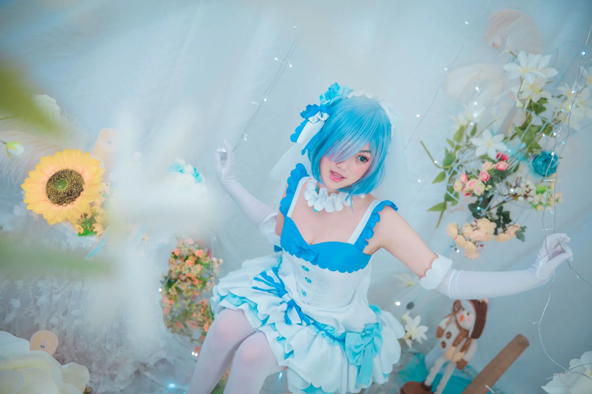 蕾姆花嫁COS写真