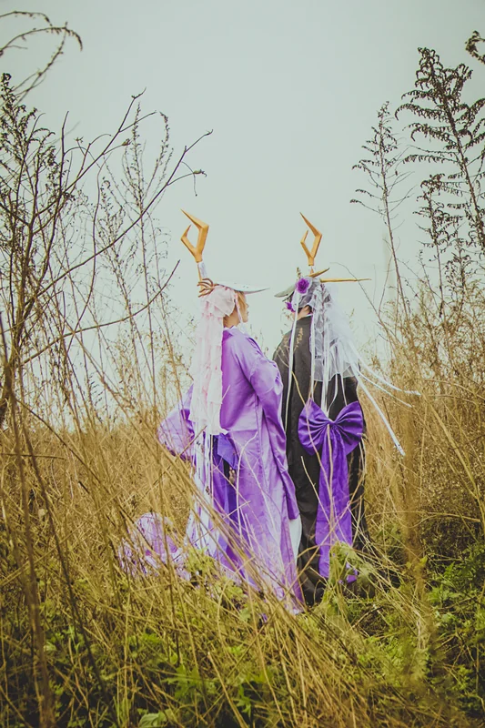 夏目友人帐丰月神/不月神COS写真