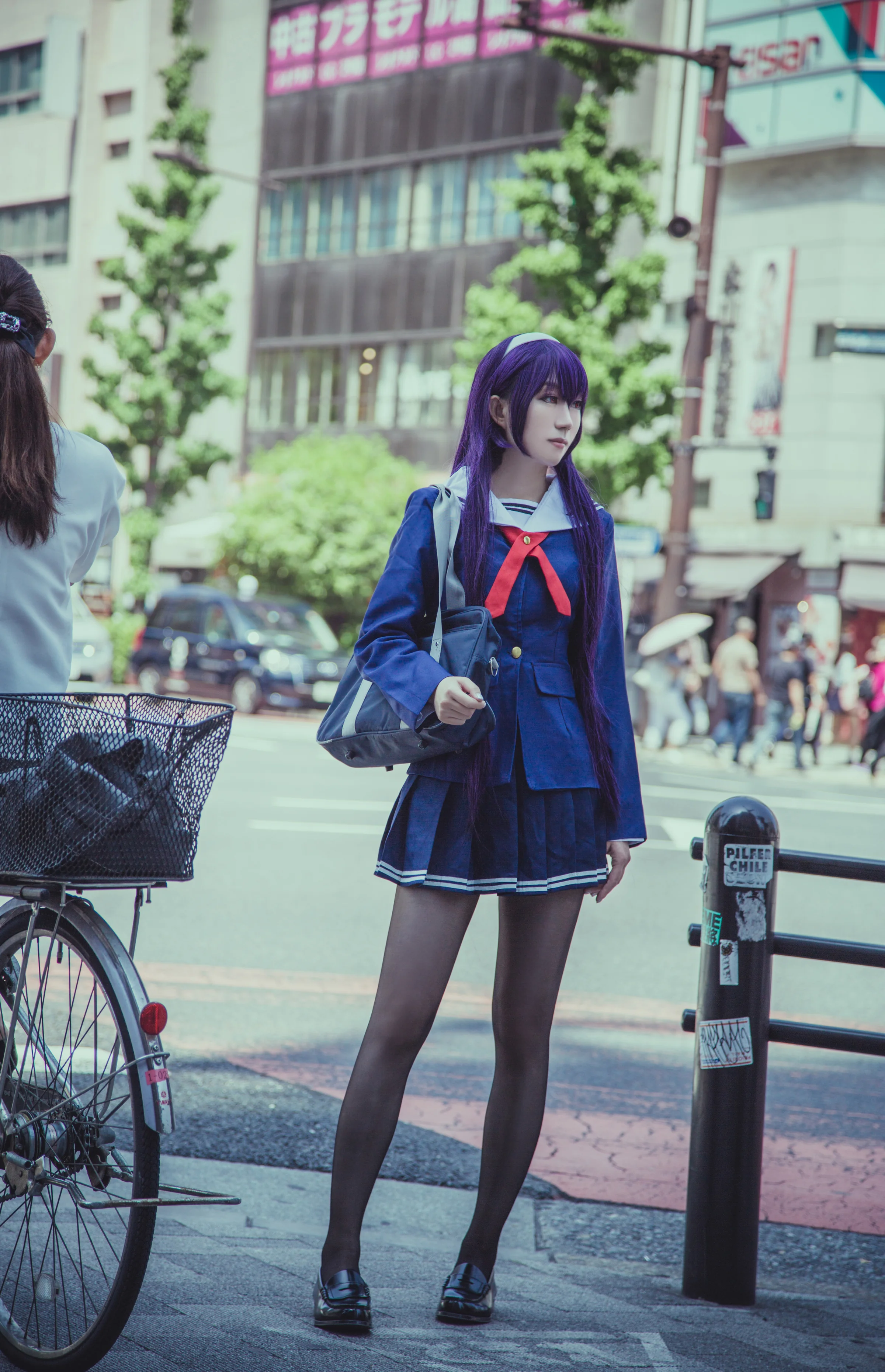 路人女主的养成方法 学姐霞之丘诗羽COS写真