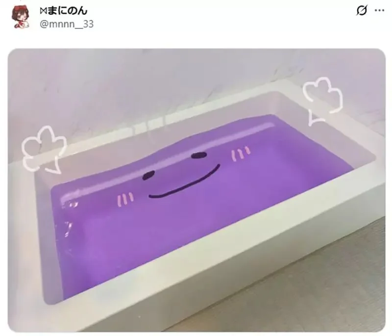 《浴缸裡的百變怪》只因為他洗澡使用紫色入浴劑 就引來網友爭相幫忙畫臉了｜高清图片集