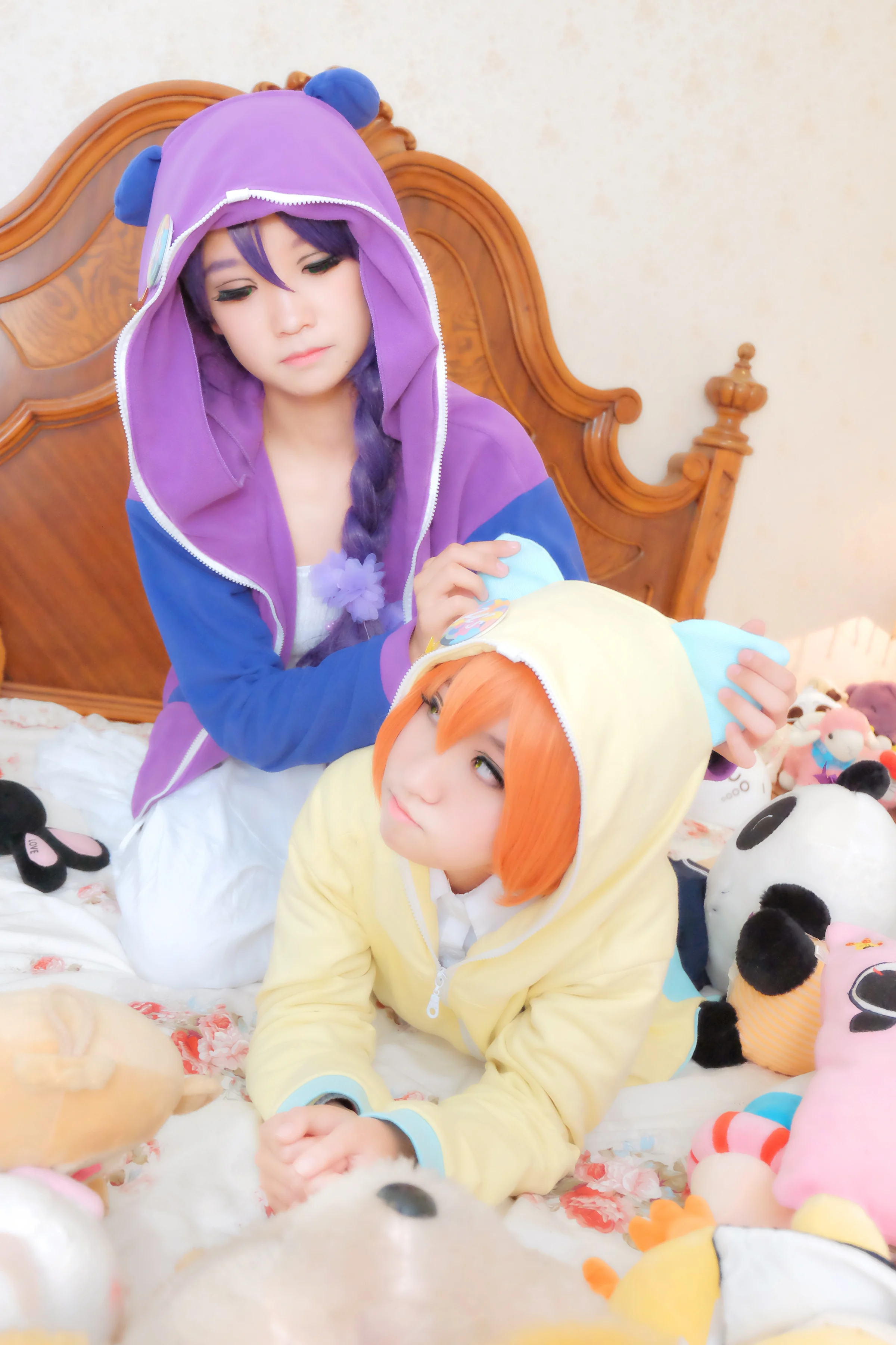 LoveLive！星空凛&东条希动物未觉醒COS写真