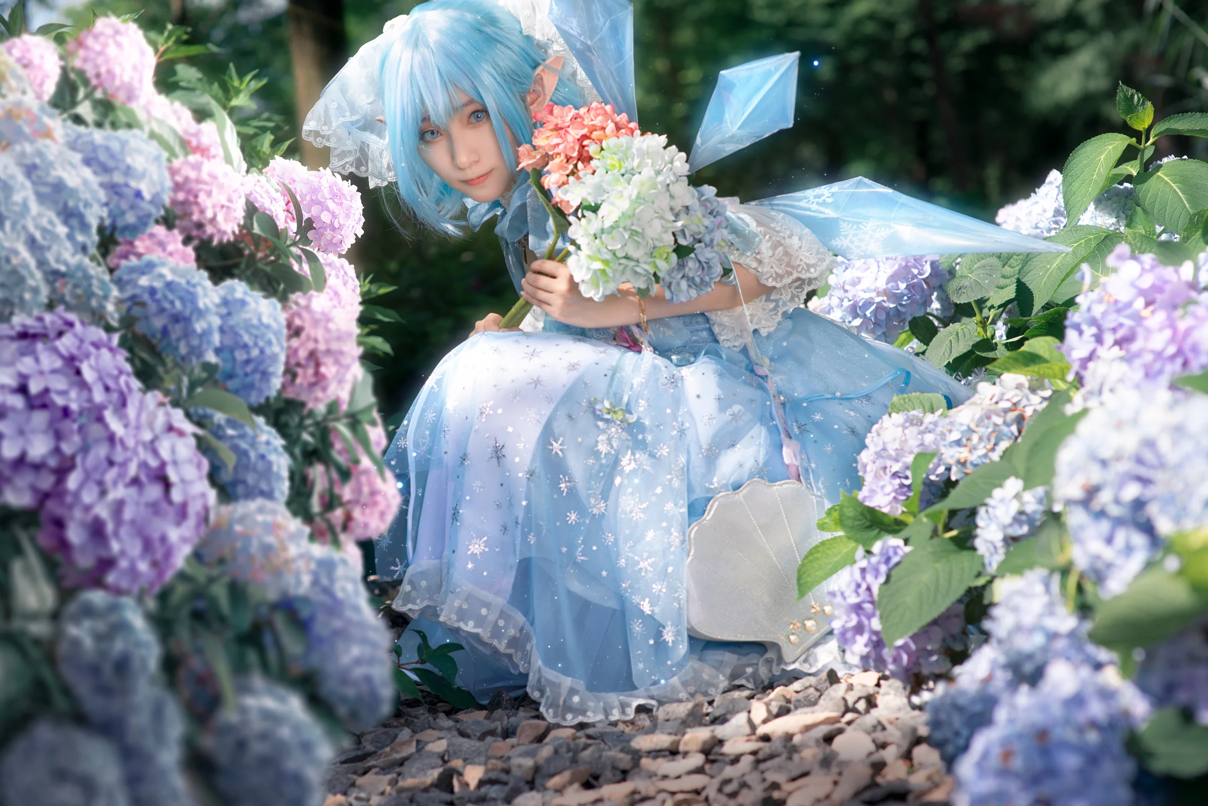 东方project 琪露诺 COS写真