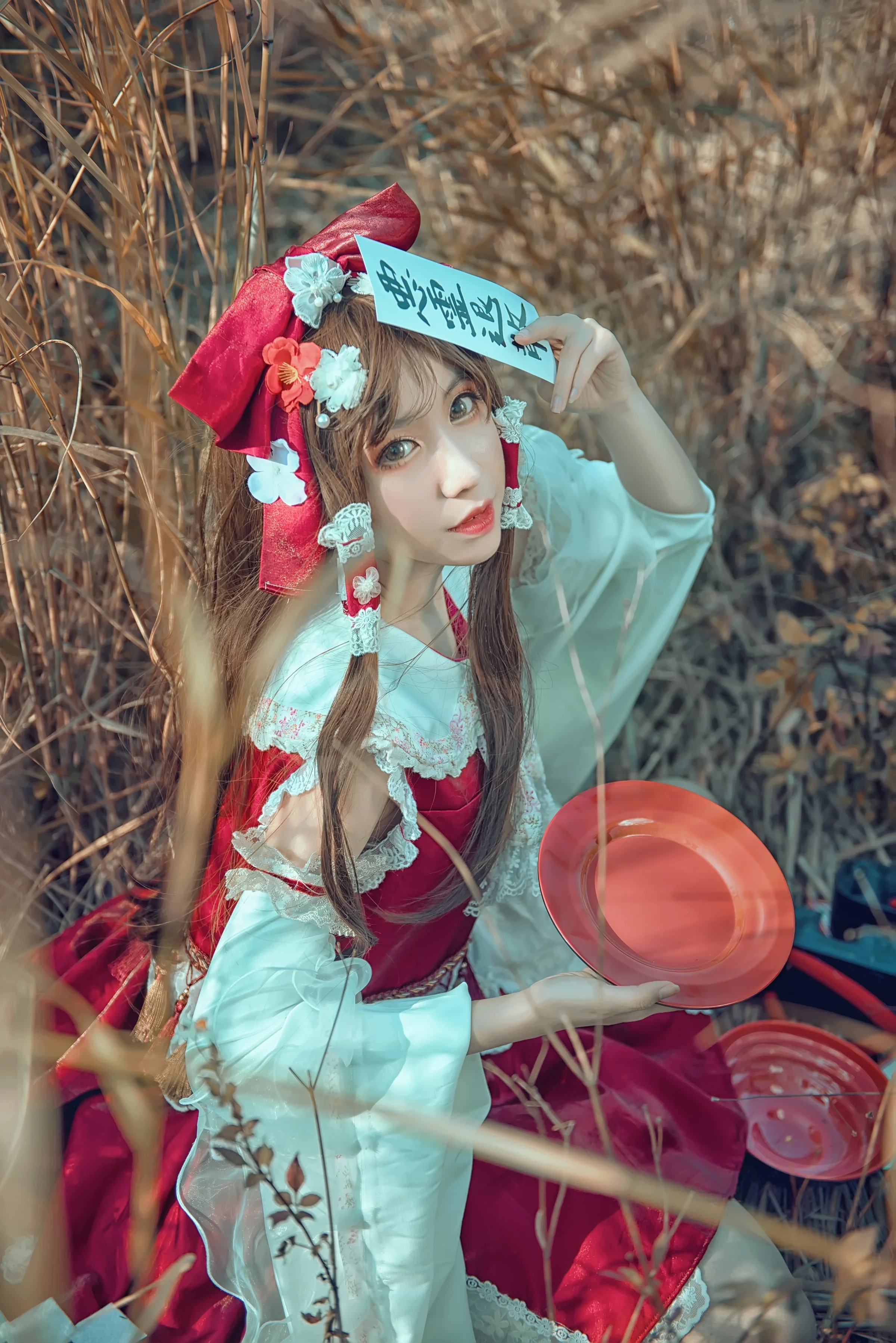 TYA事务所东方project 博丽灵梦 二设 COS写真