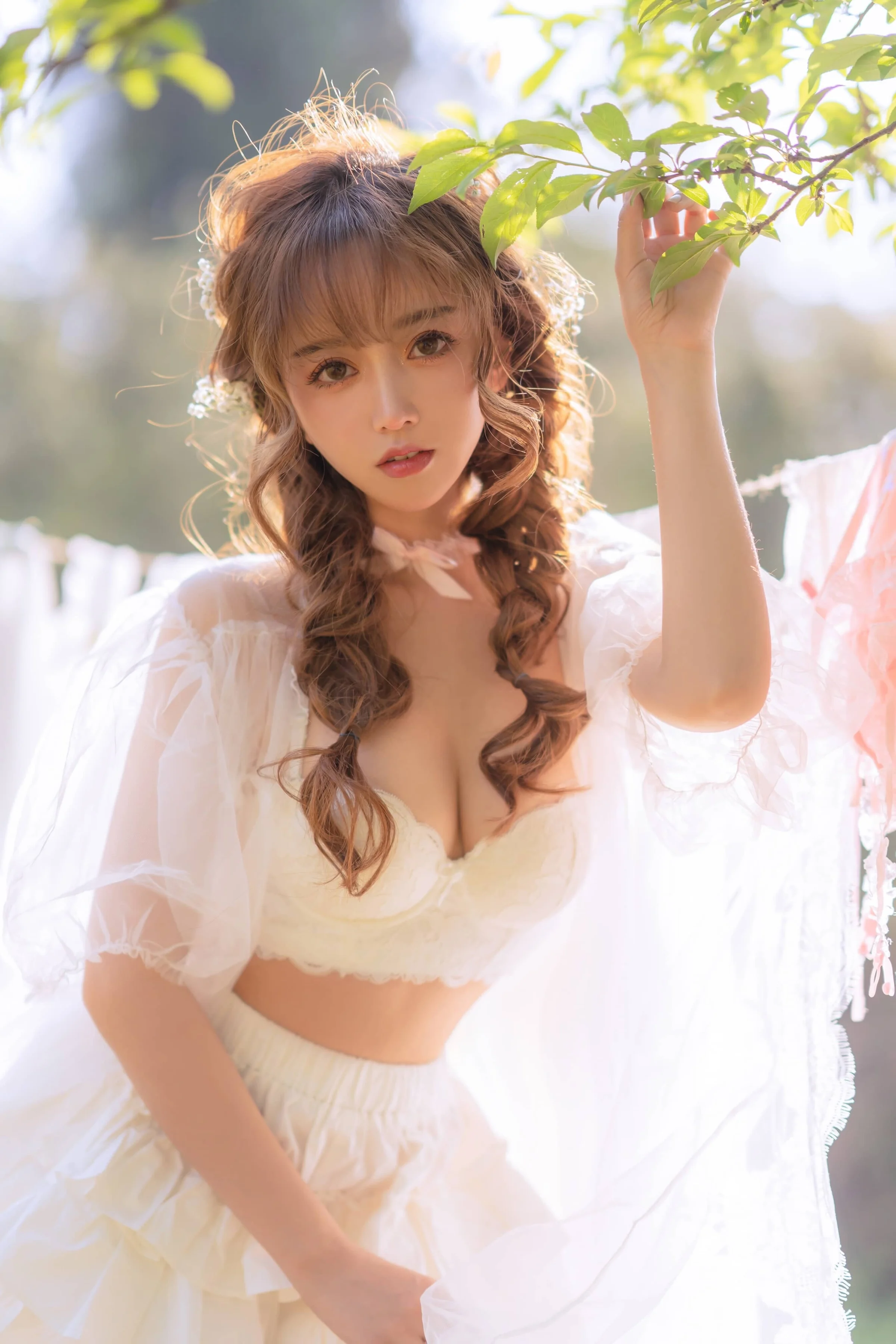 过期米线线喵 夏日限定 晒衣服 [41P]｜高清图片集