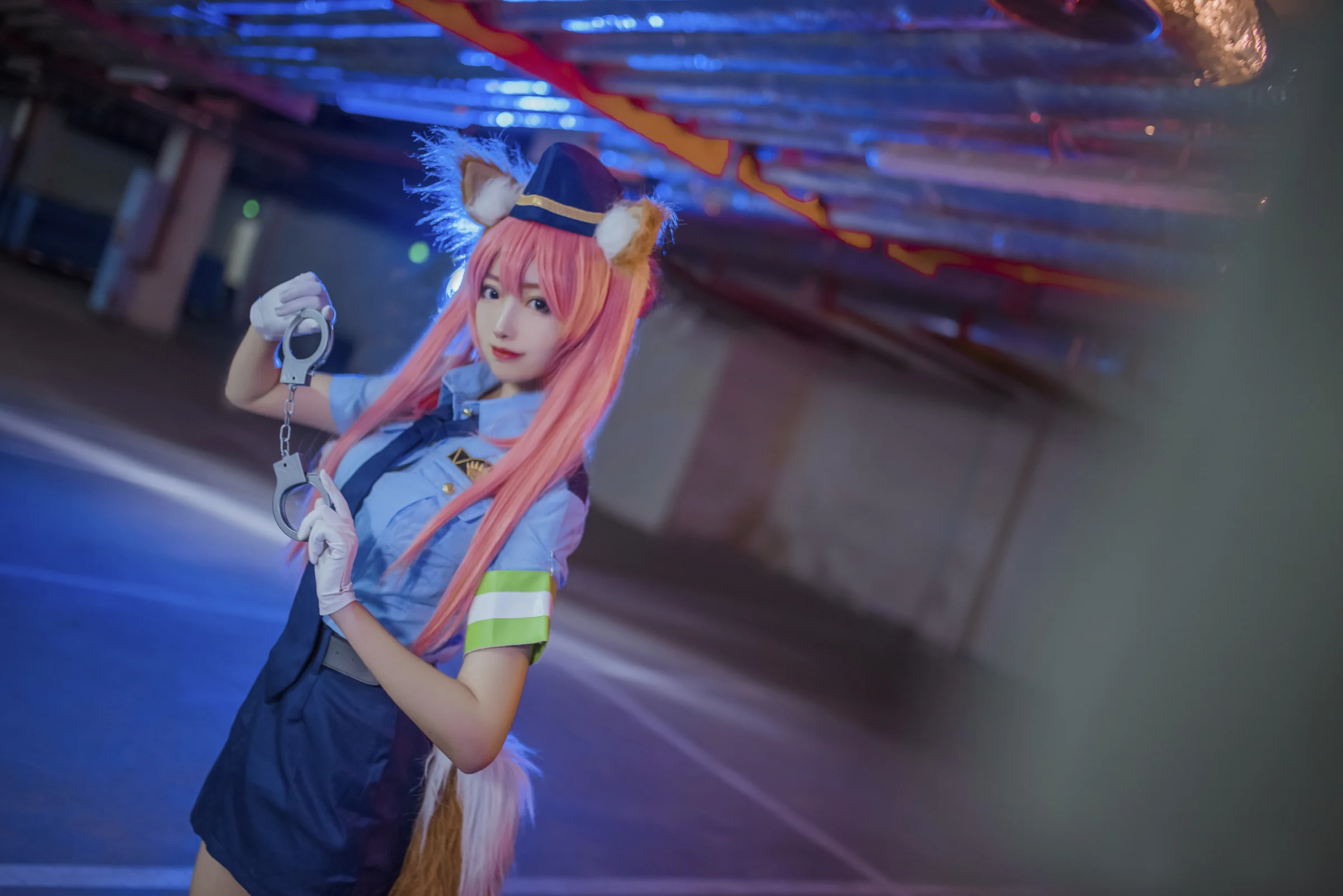 玉藻前女警COS写真