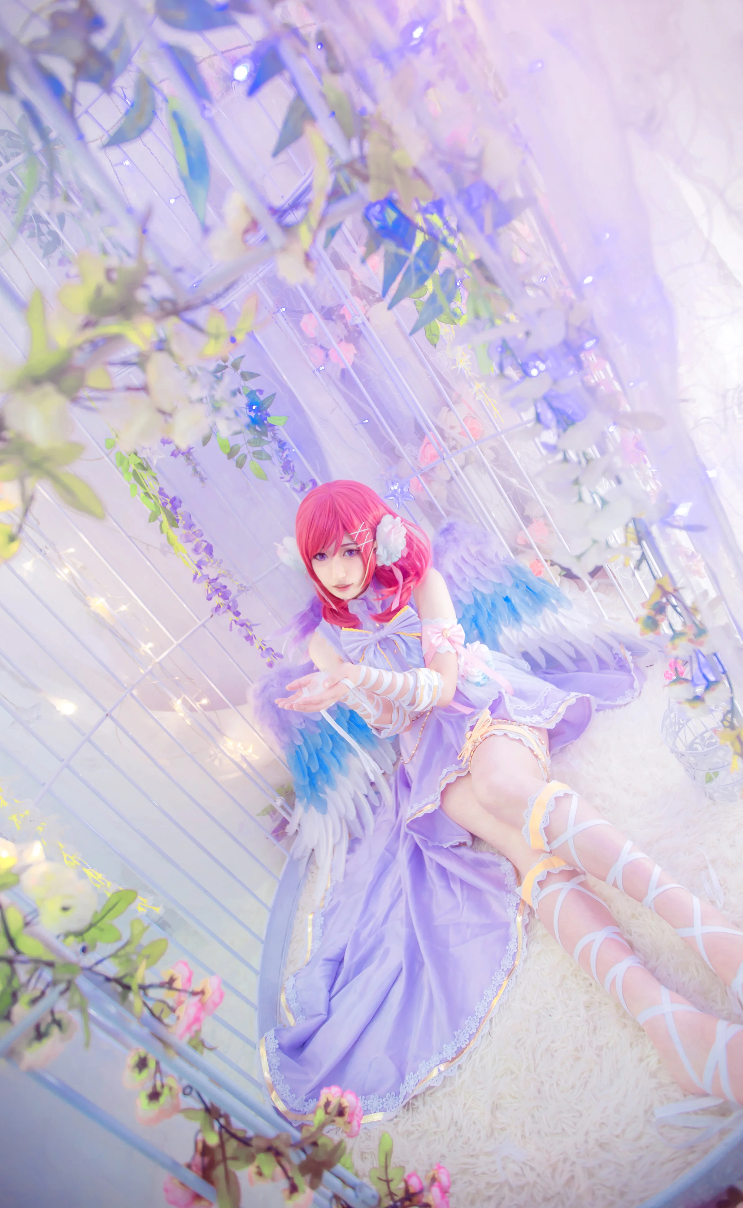 西木野真姬COS写真即使身缚笼中，也会化为白鸟见你