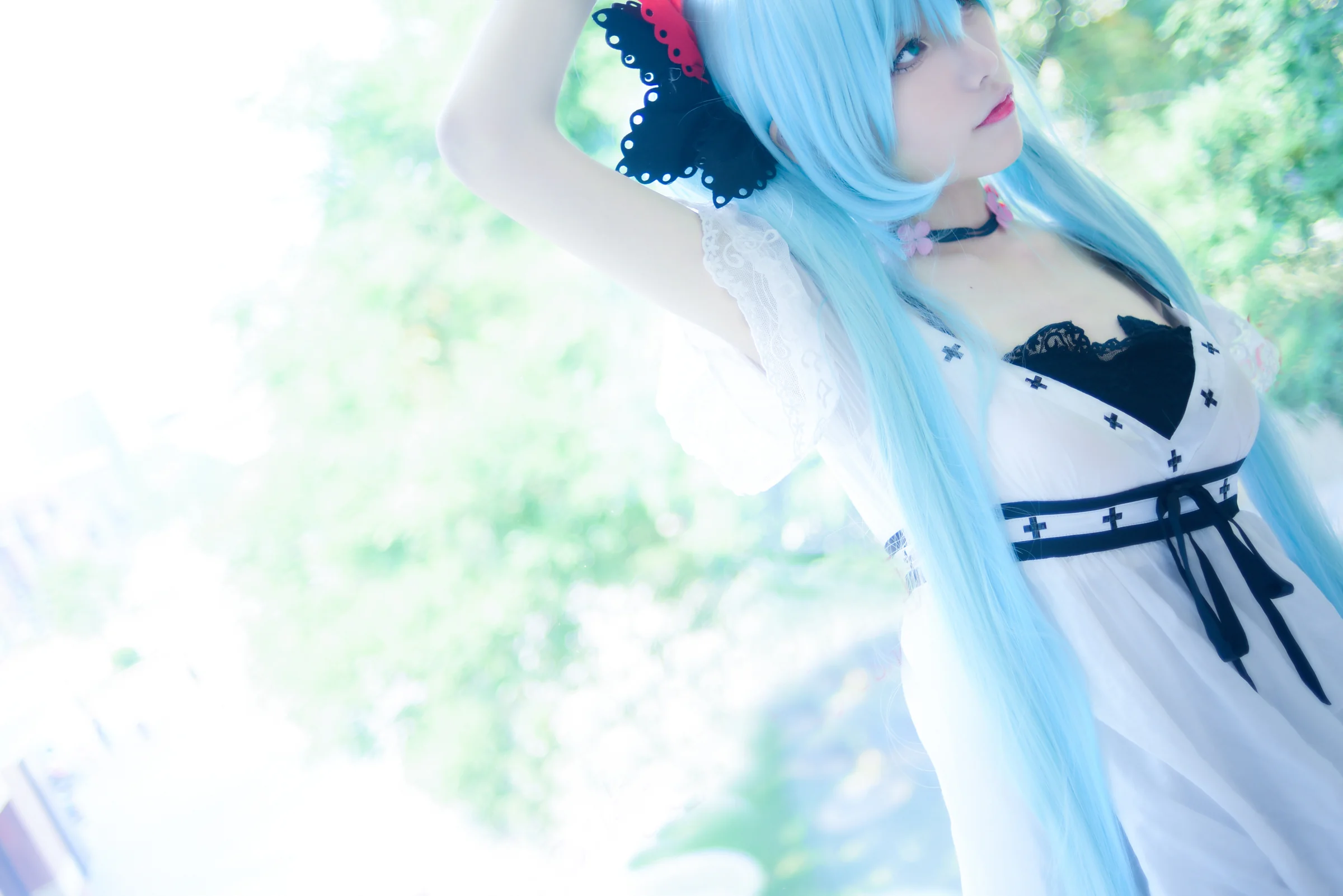 ワールドイズマイン 初音未来COS写真