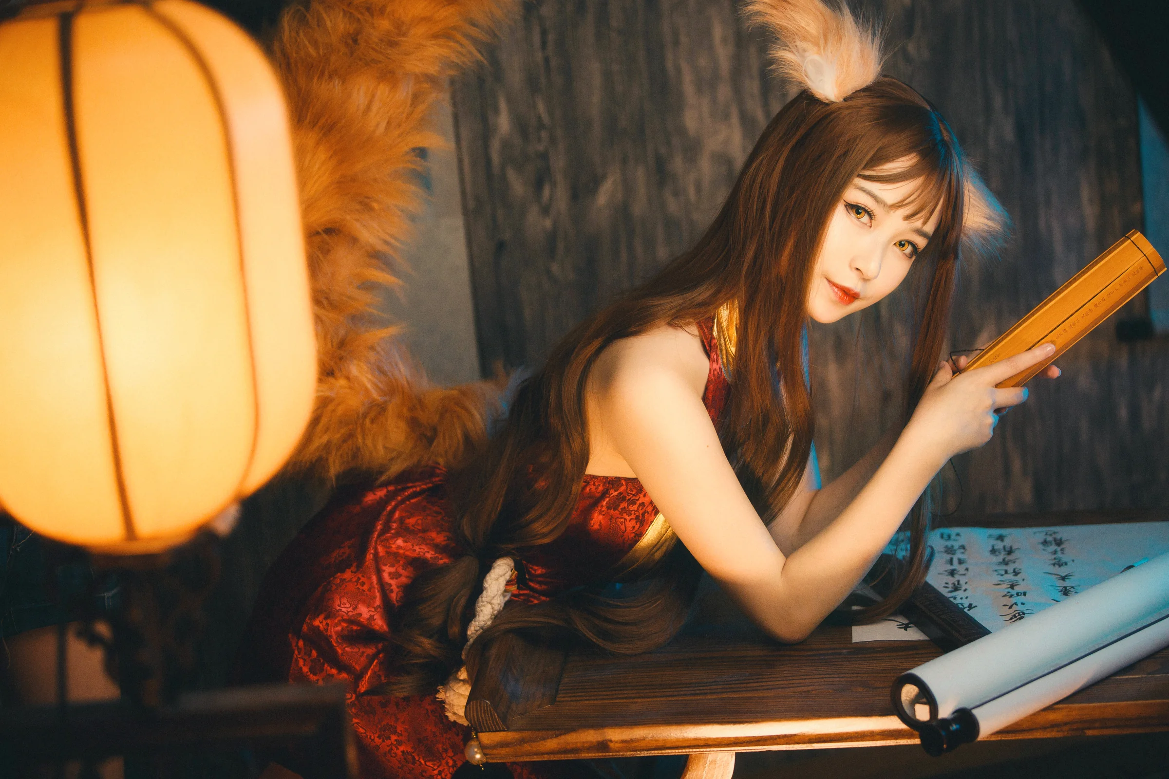 王者荣耀妲己COS写真，没有心 就不会受伤