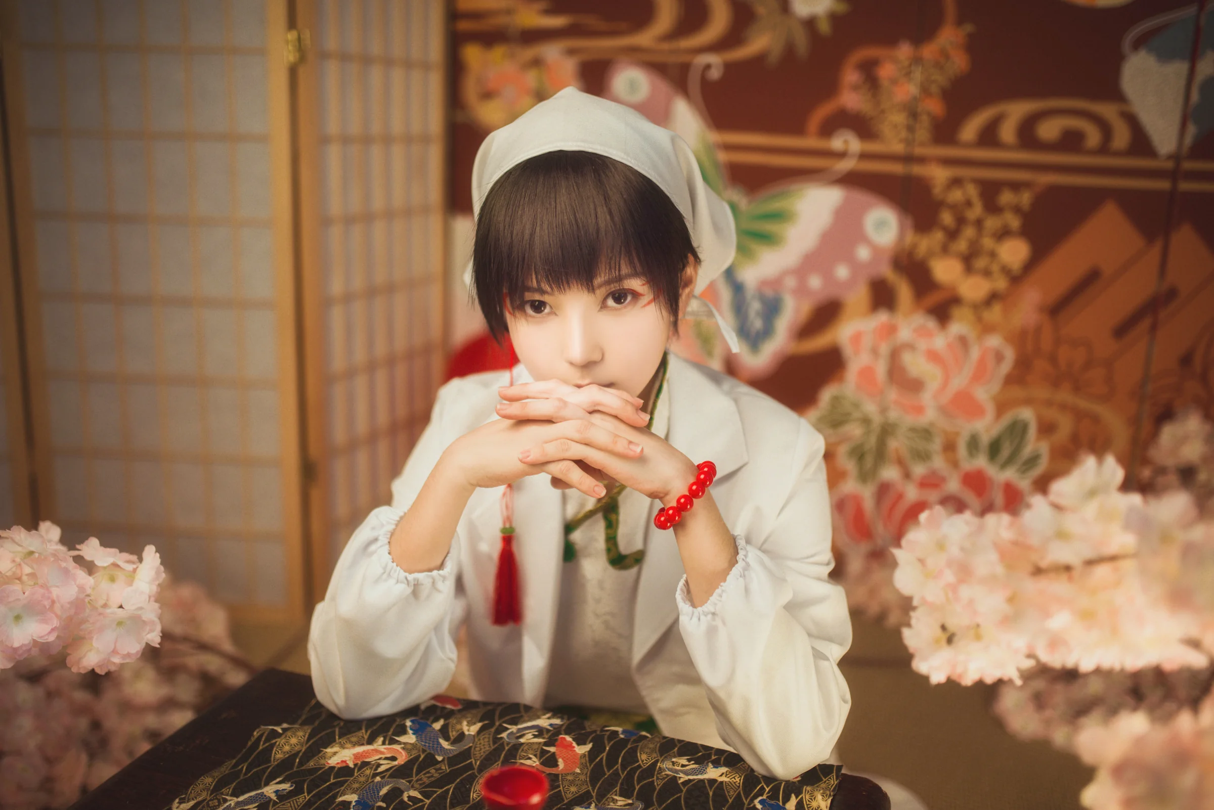 鬼灯的冷彻 白泽COS写真