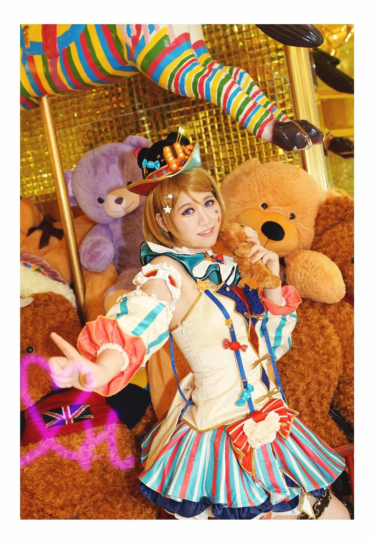 Lovelive！小泉花阳马戏团觉醒COS写真