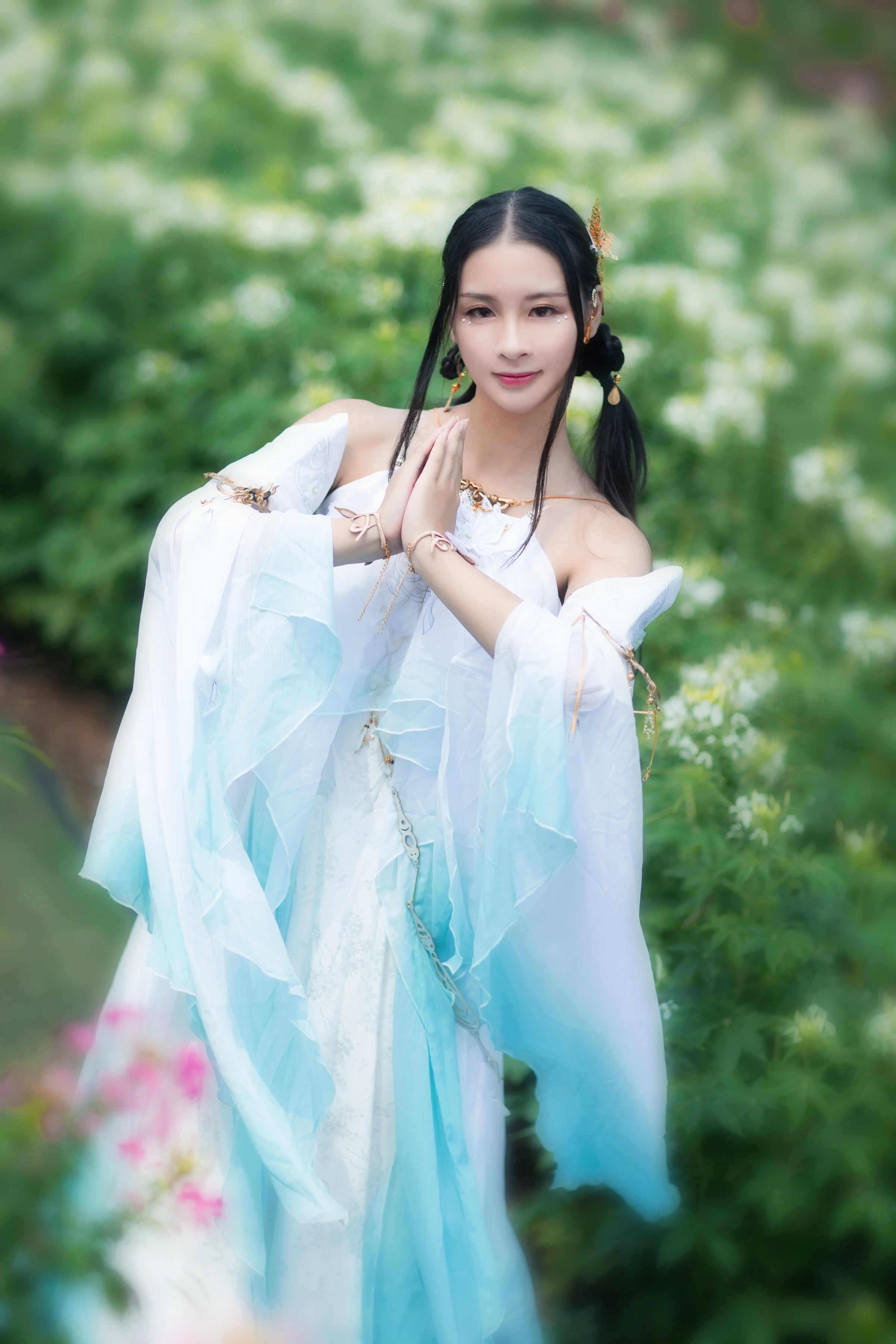 【COS写真正片/瑶音】逆水寒·清露瑶兰