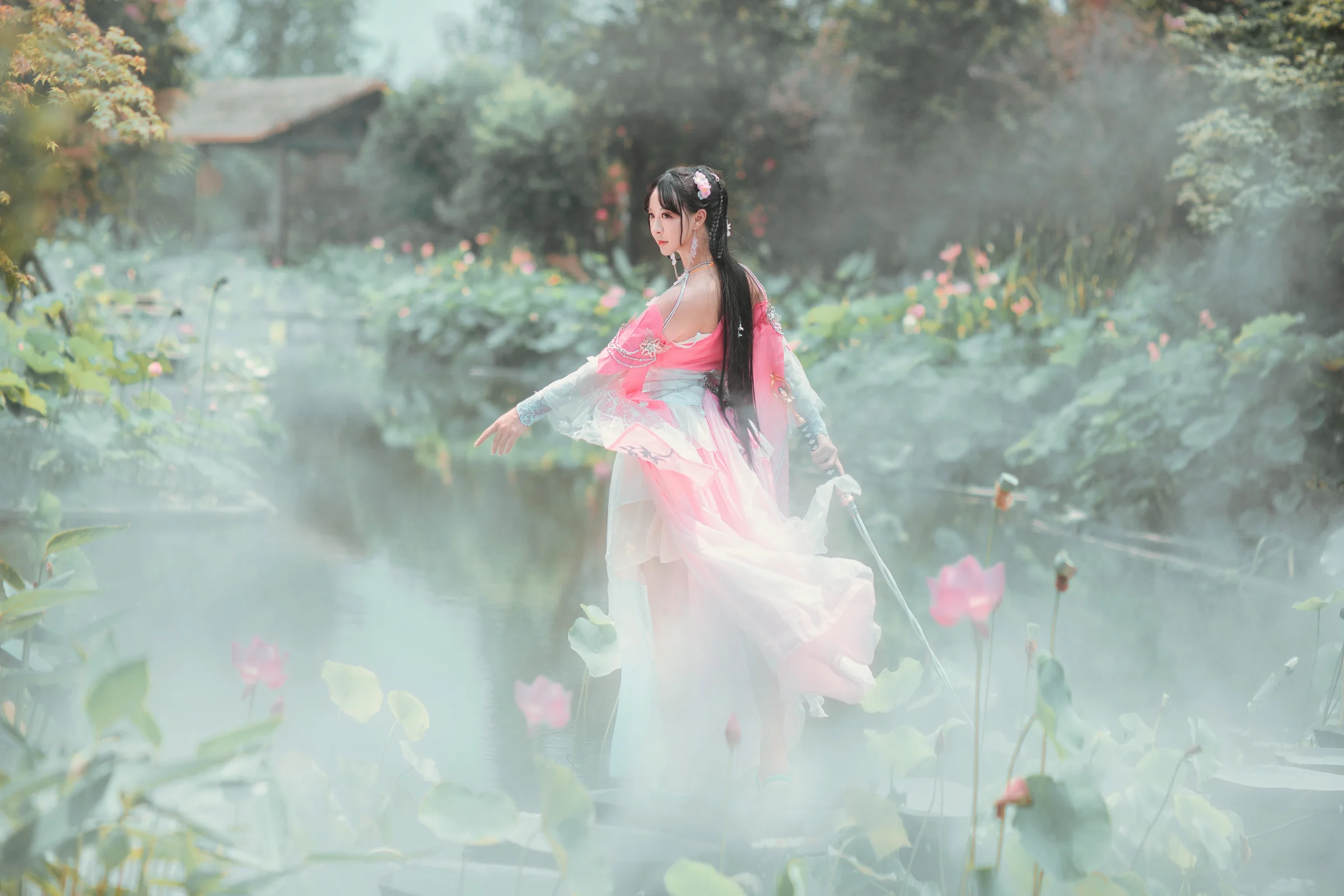天香·T9·久照花林COS写真 瑶音