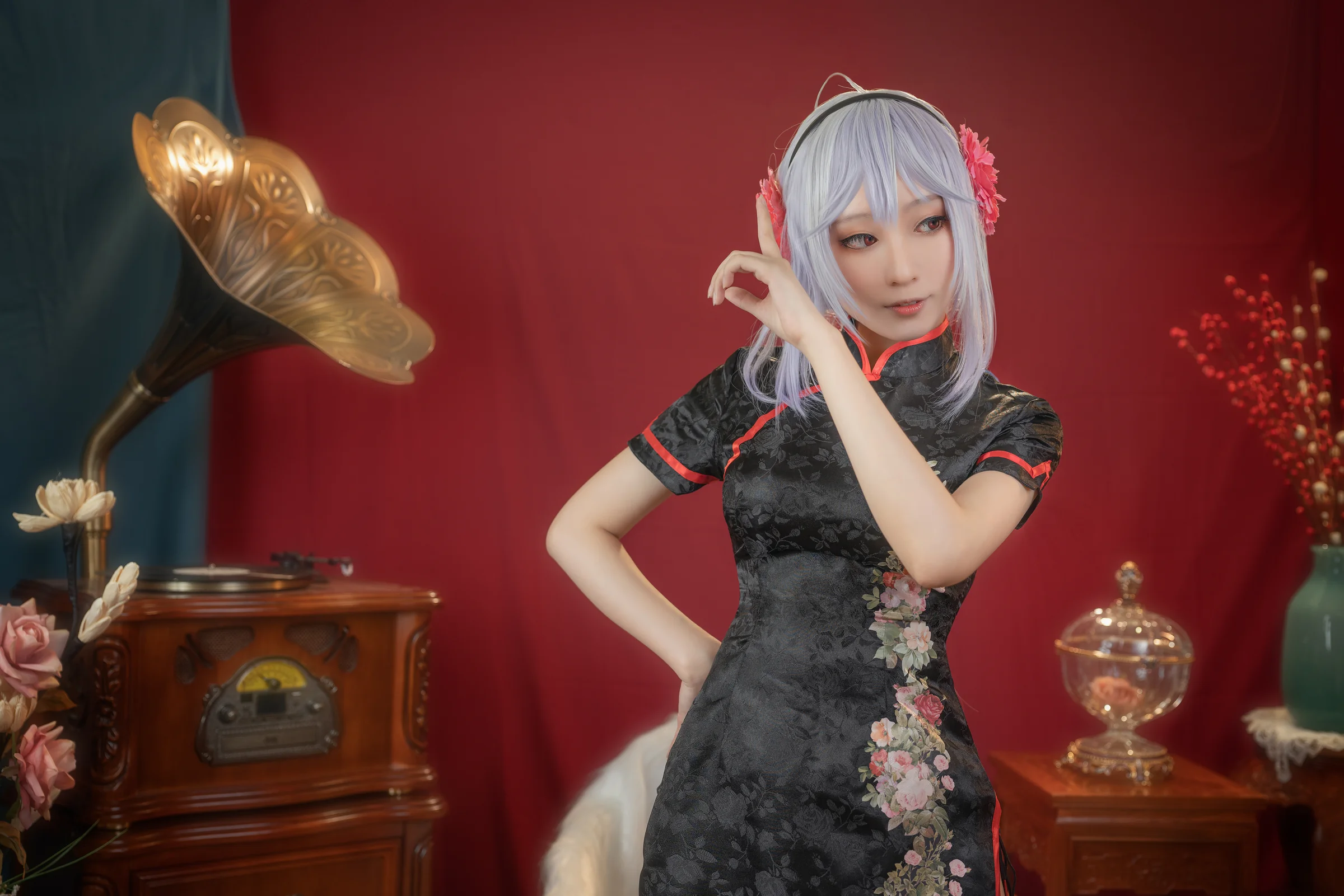 弱音 旗袍 COS写真 初音未来