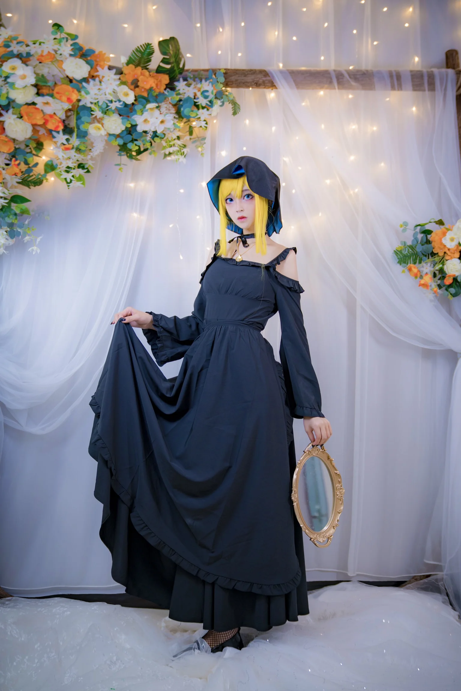 死神少爷与黑女仆COS写真