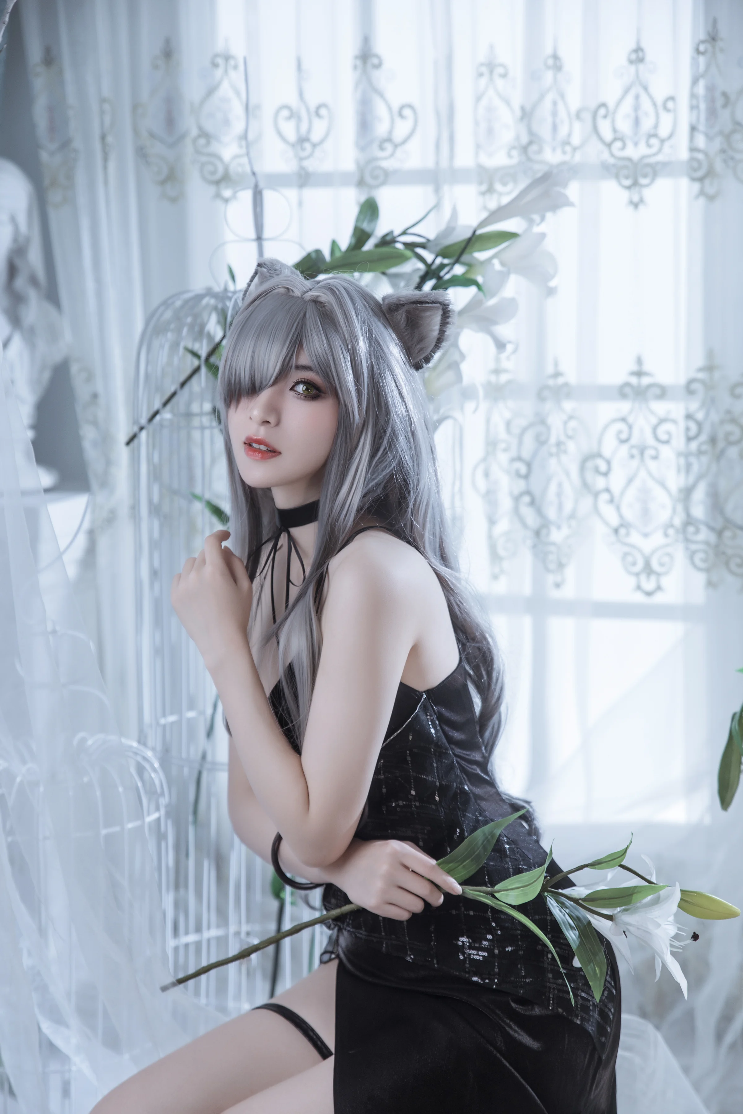 明日方舟 黑COS写真
