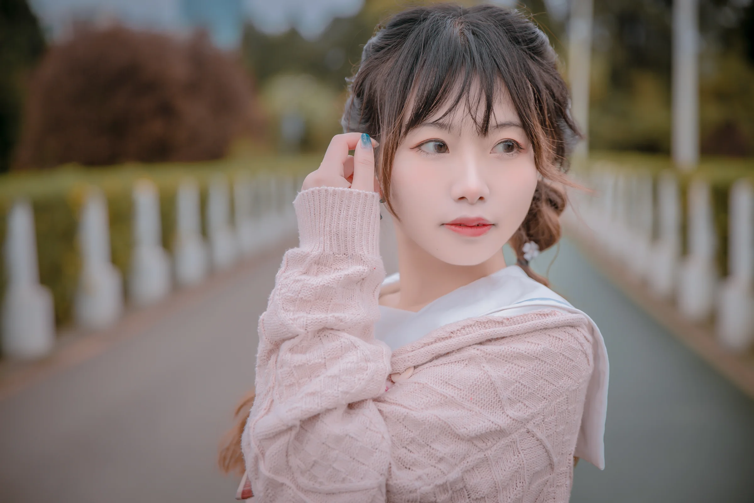 JK制服，天气有点遗憾｜高清图片集