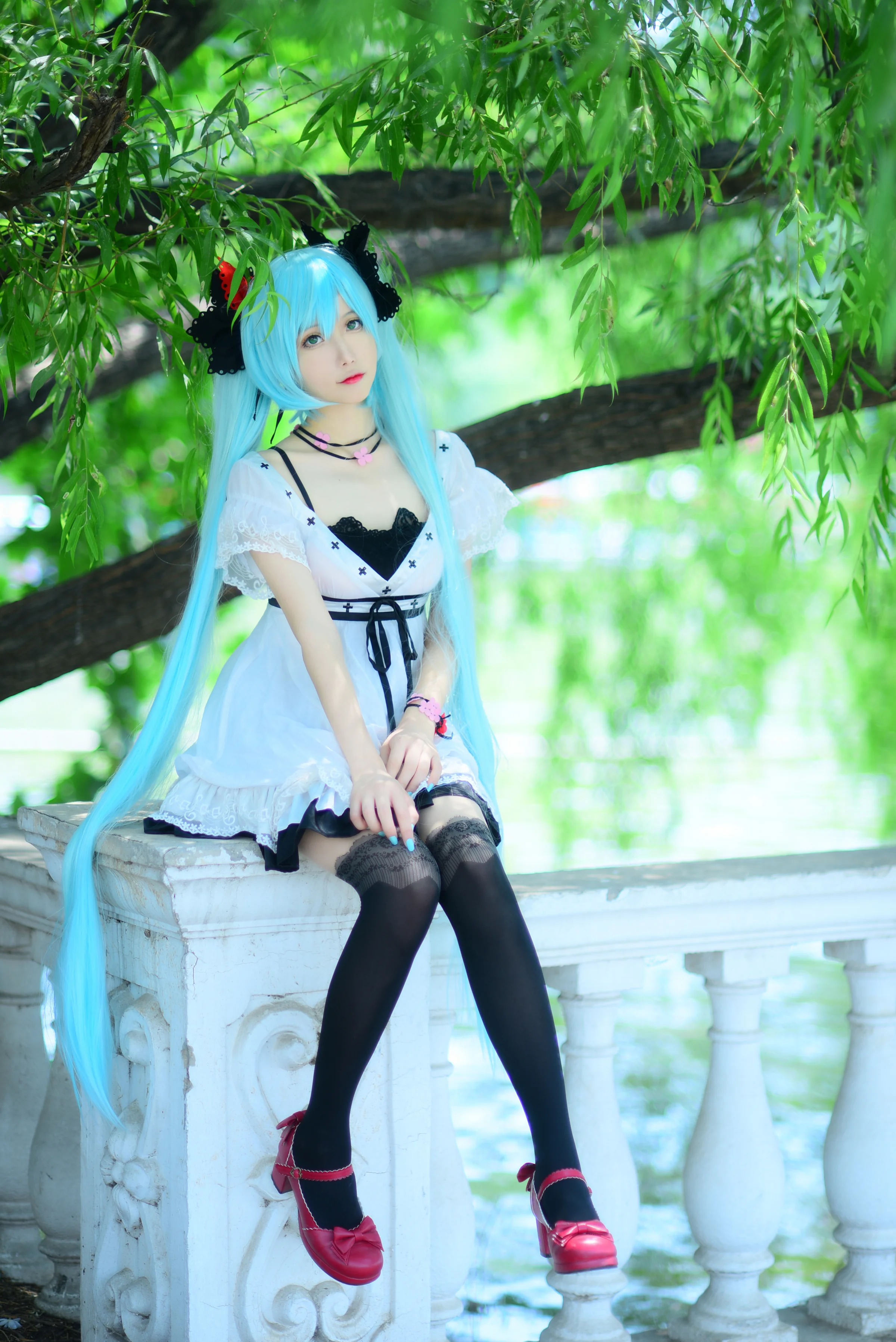 ワールドイズマイン 初音未来COS写真